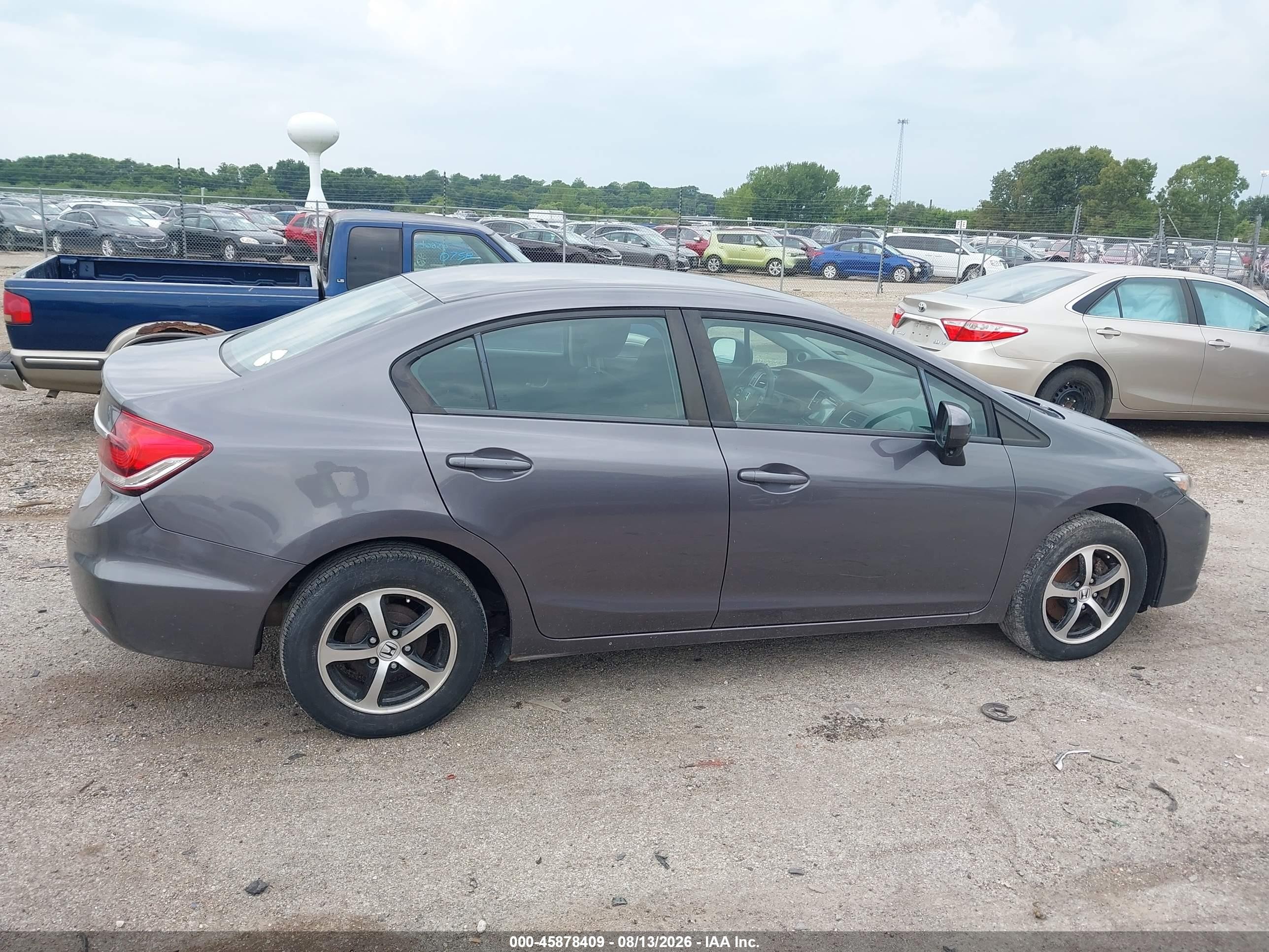 2015 Honda Civic Se Gray vin: 19XFB2F70FE100281
