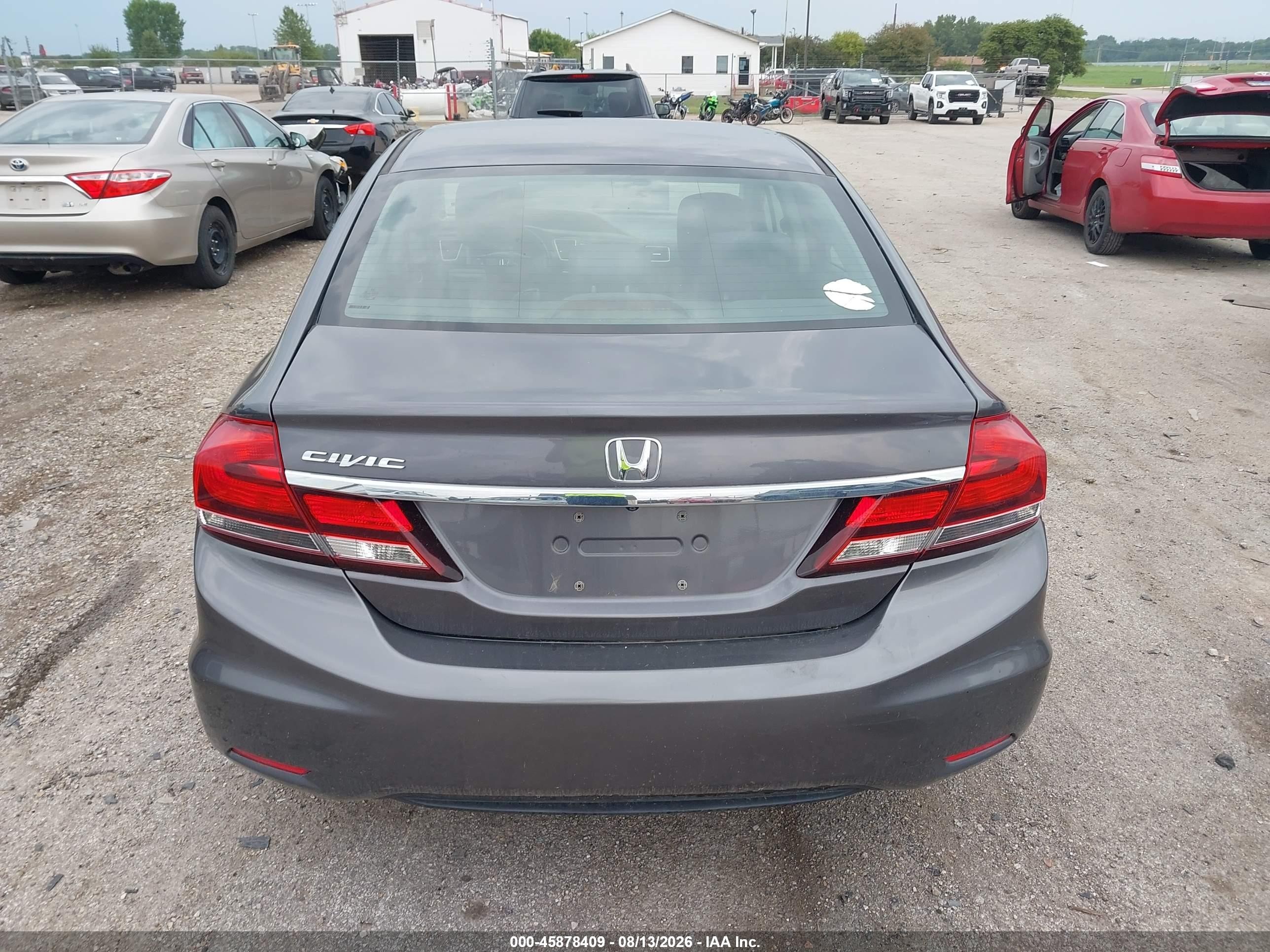 2015 Honda Civic Se Gray vin: 19XFB2F70FE100281