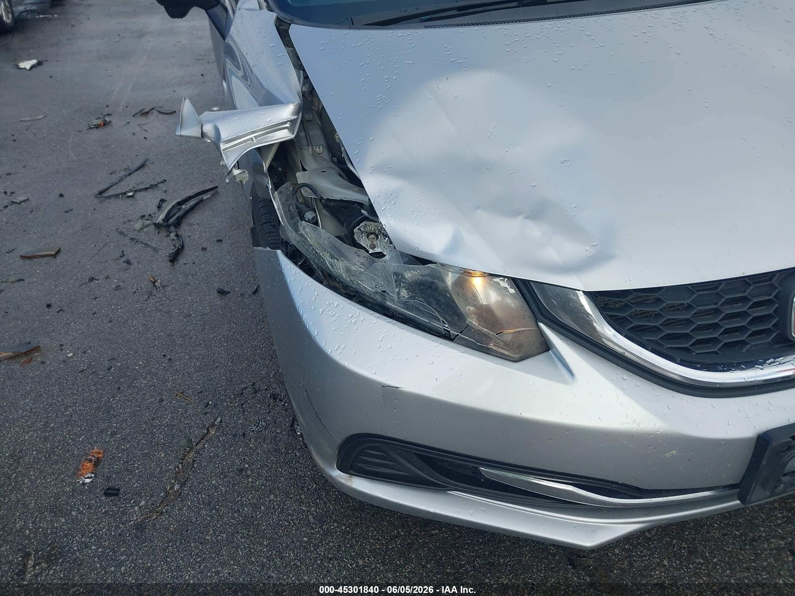 2015 Honda Civic Se Silver vin: 19XFB2F70FE101415