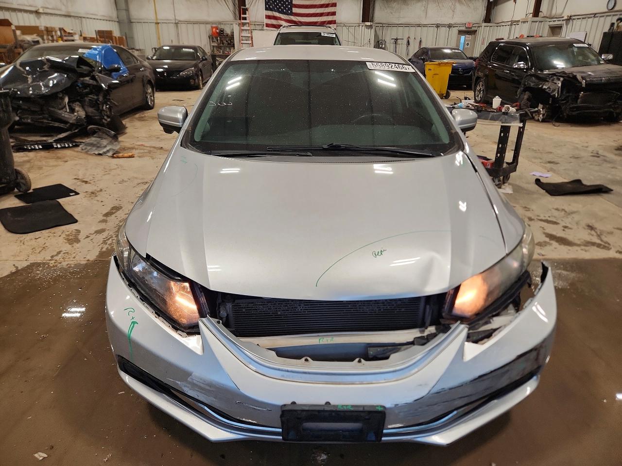 2015 Honda Civic Se Silver vin: 19XFB2F70FE112091