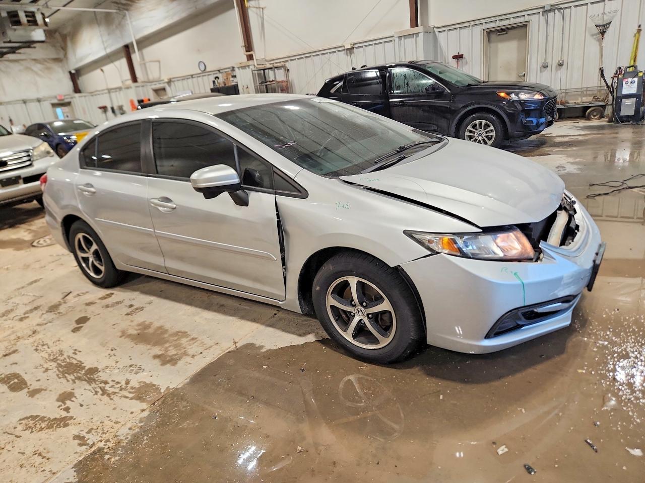 2015 Honda Civic Se Silver vin: 19XFB2F70FE112091