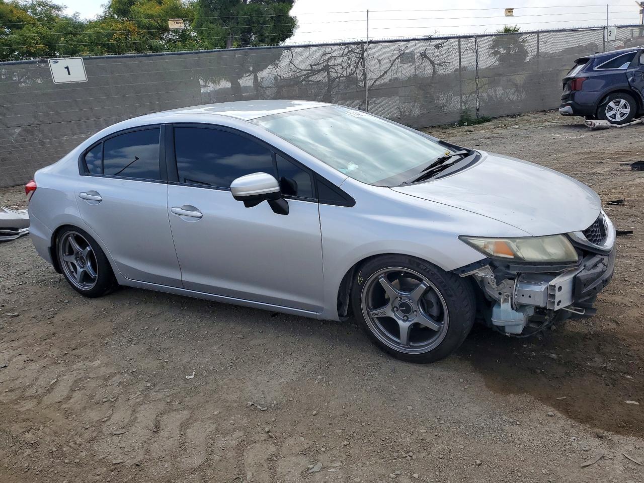 2015 Honda Civic Se Silver vin: 19XFB2F70FE208691