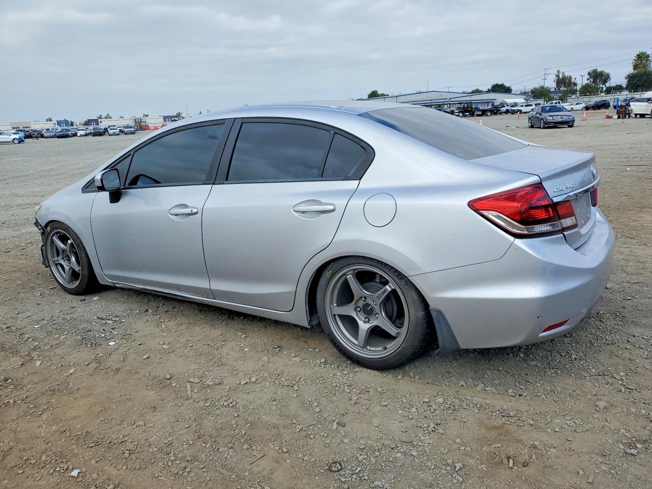 2015 Honda Civic Se Silver vin: 19XFB2F70FE208691