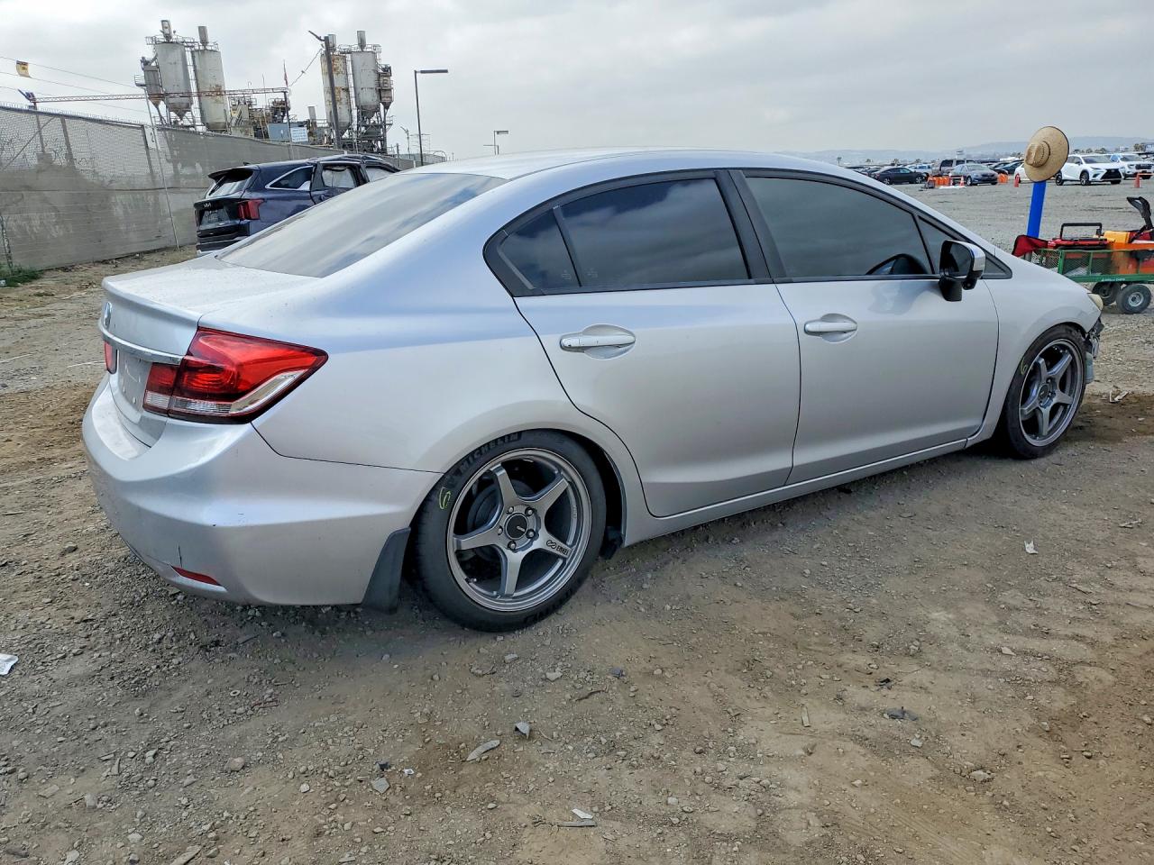 2015 Honda Civic Se Silver vin: 19XFB2F70FE208691