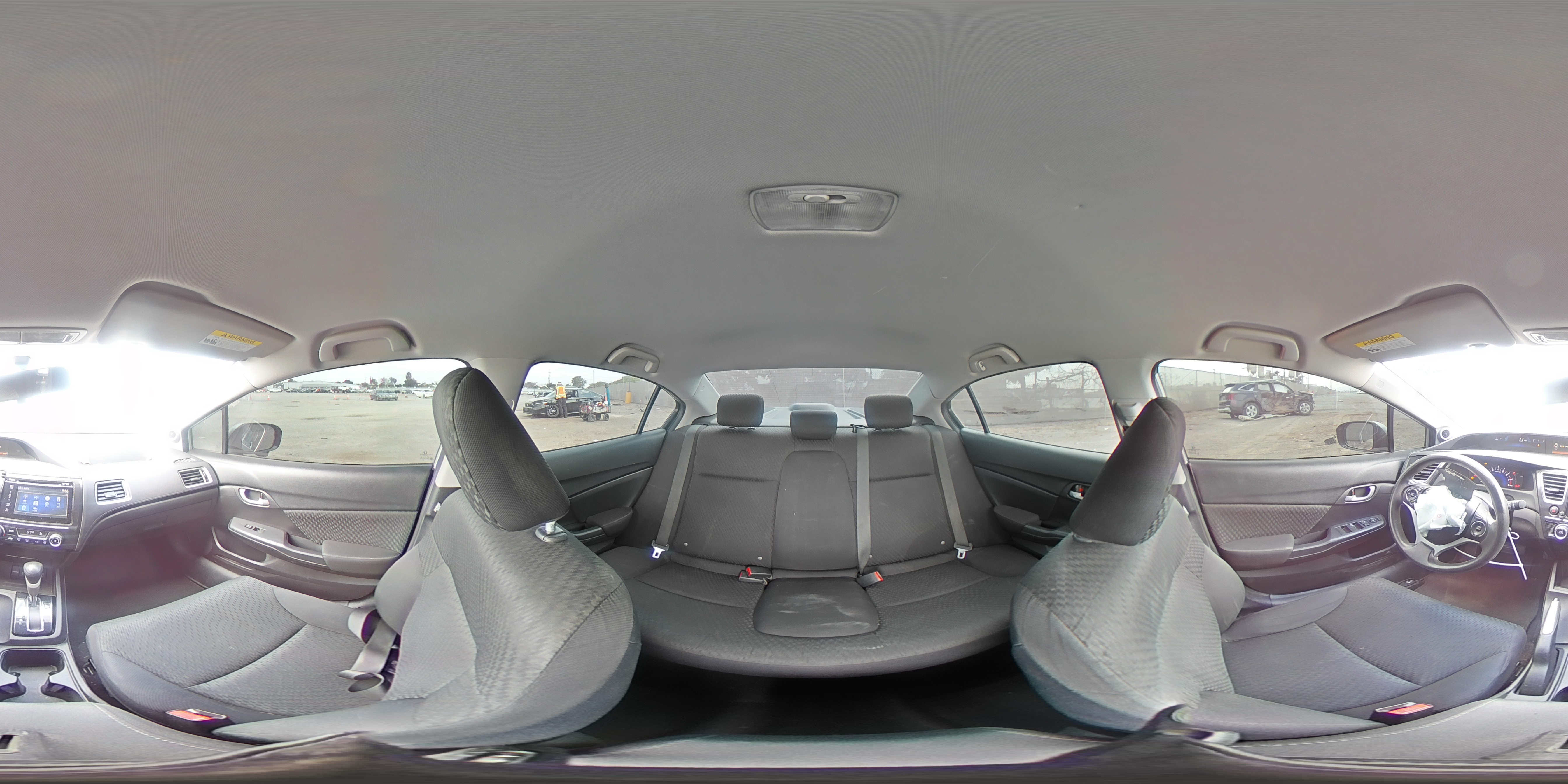 2015 Honda Civic Se Silver vin: 19XFB2F70FE208691