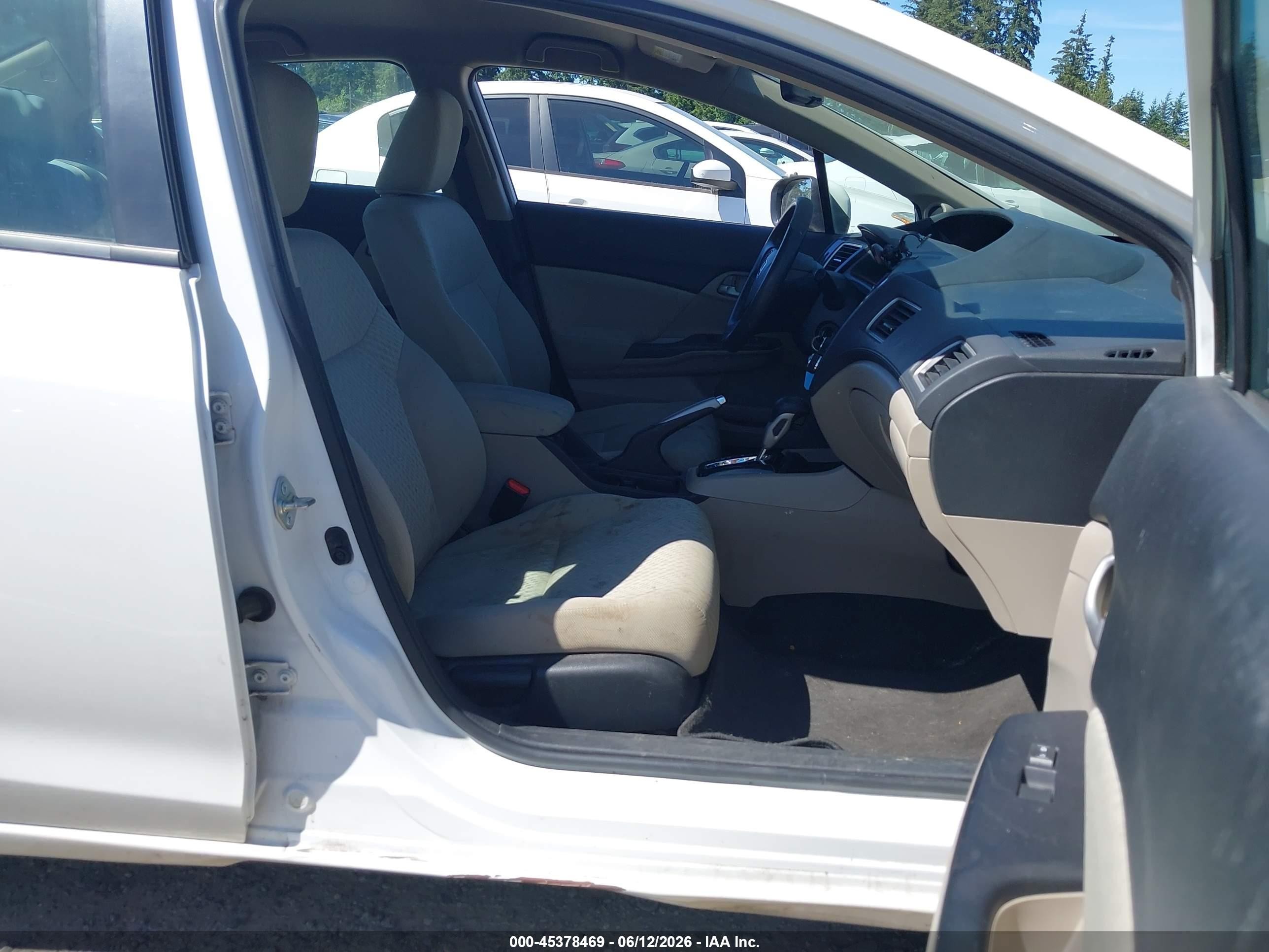 2015 Honda Civic Se White vin: 19XFB2F70FE211056