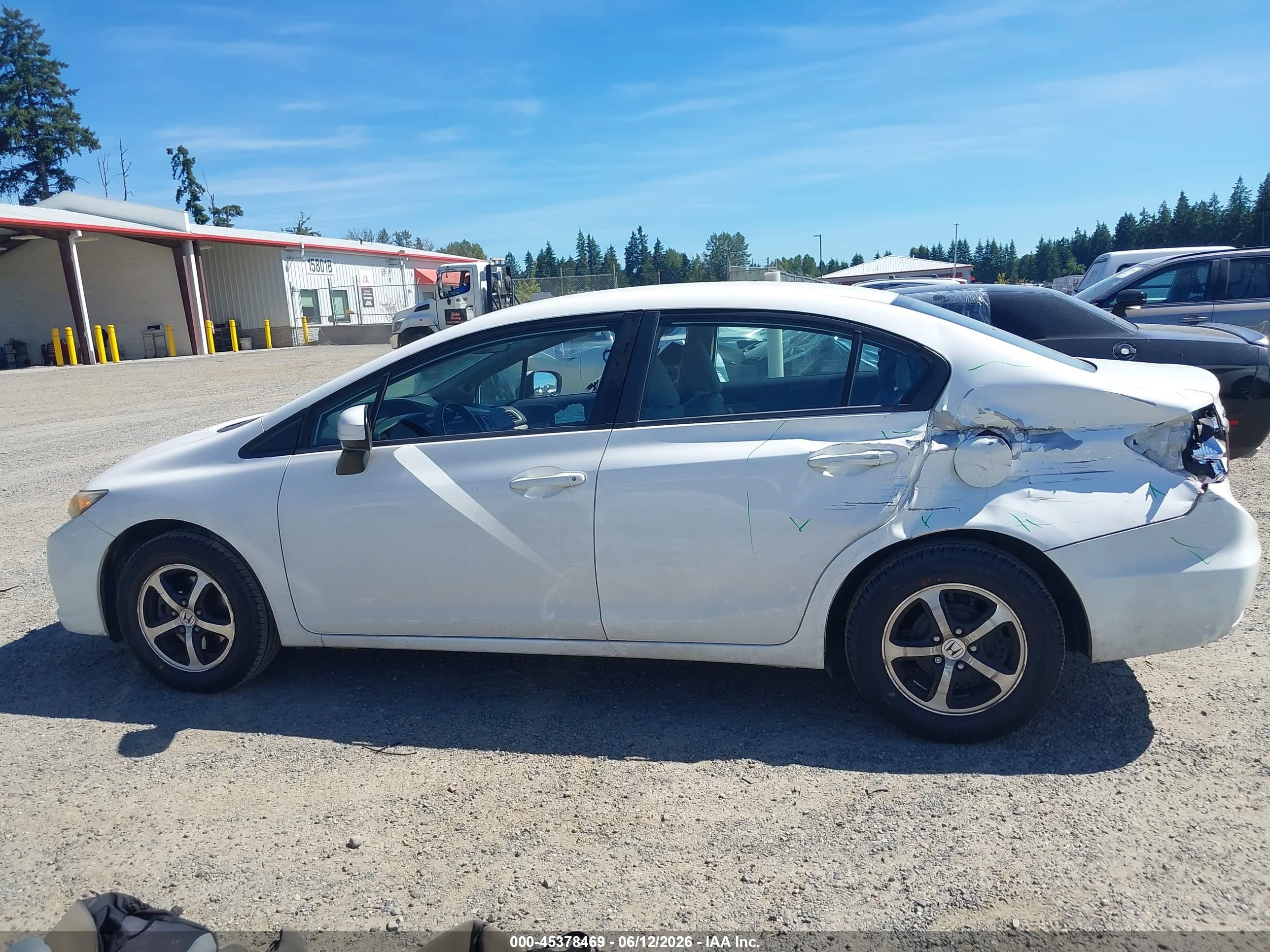 2015 Honda Civic Se White vin: 19XFB2F70FE211056