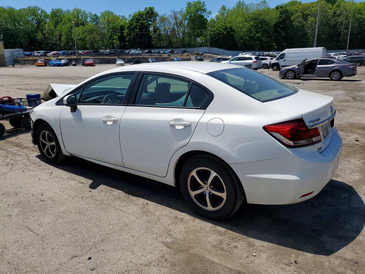 2015 Honda Civic Se Белый vin: 19XFB2F70FE286503
