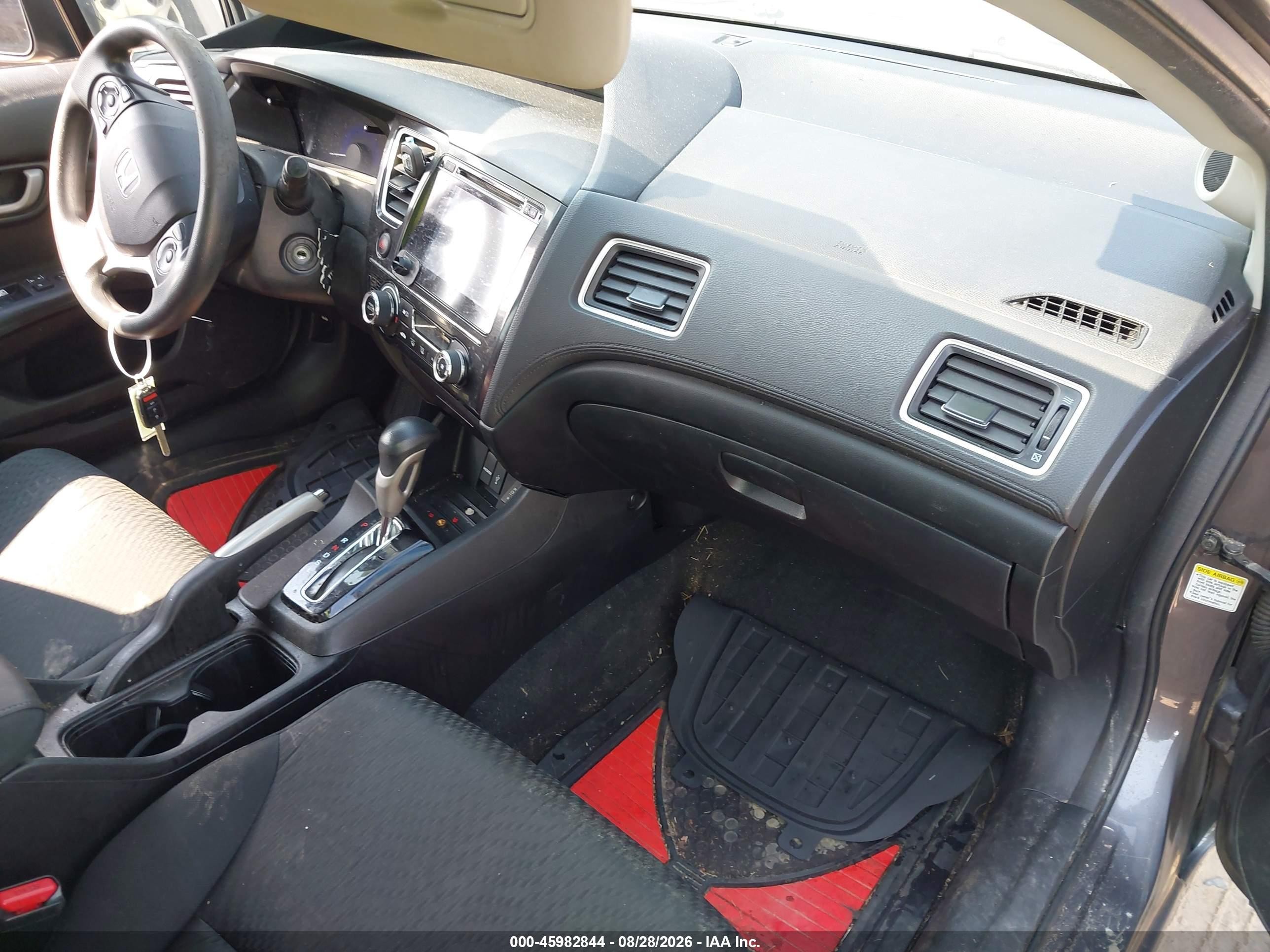 2015 Honda Civic Se Gray vin: 19XFB2F71FE027261