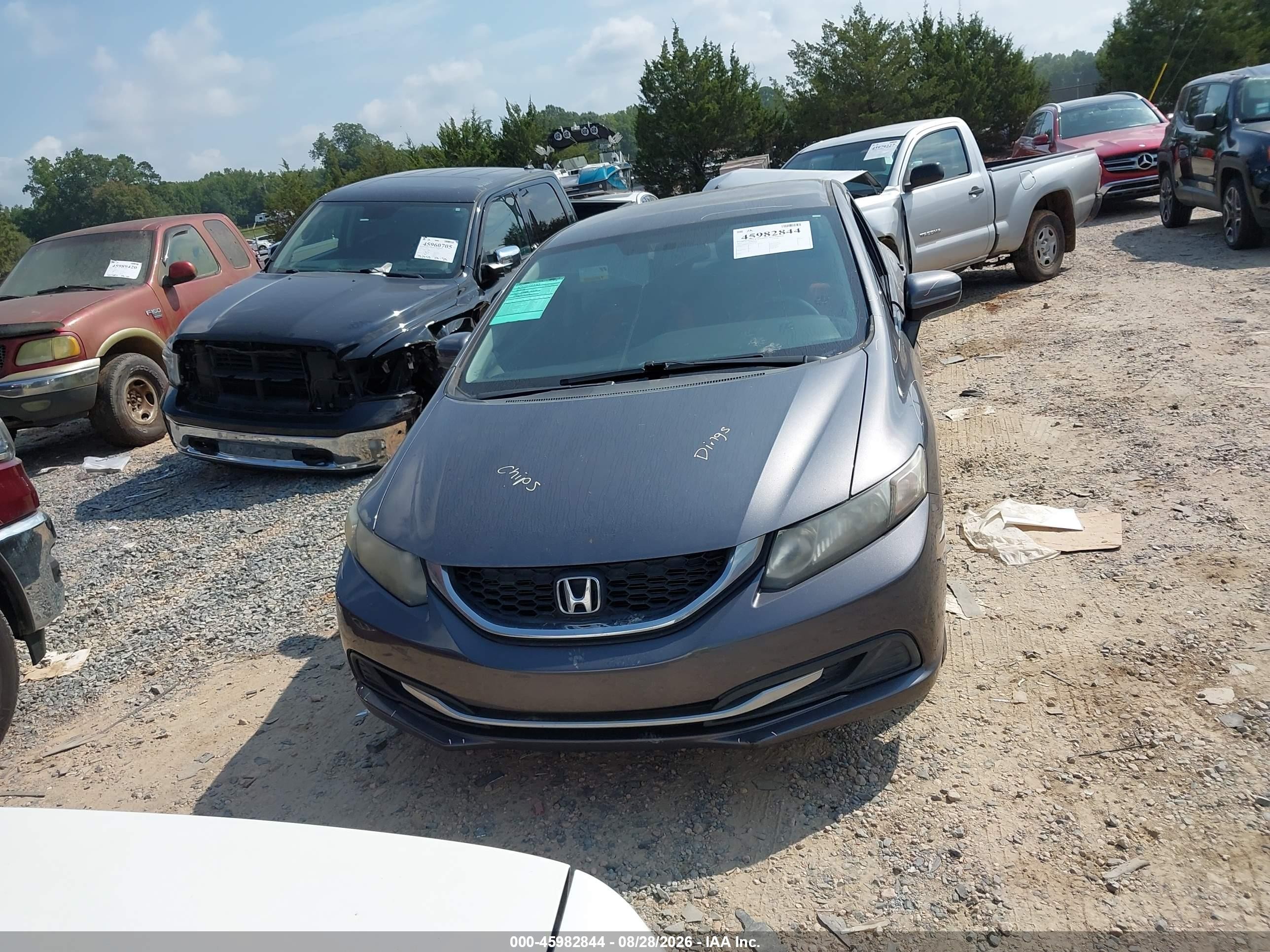 2015 Honda Civic Se Gray vin: 19XFB2F71FE027261