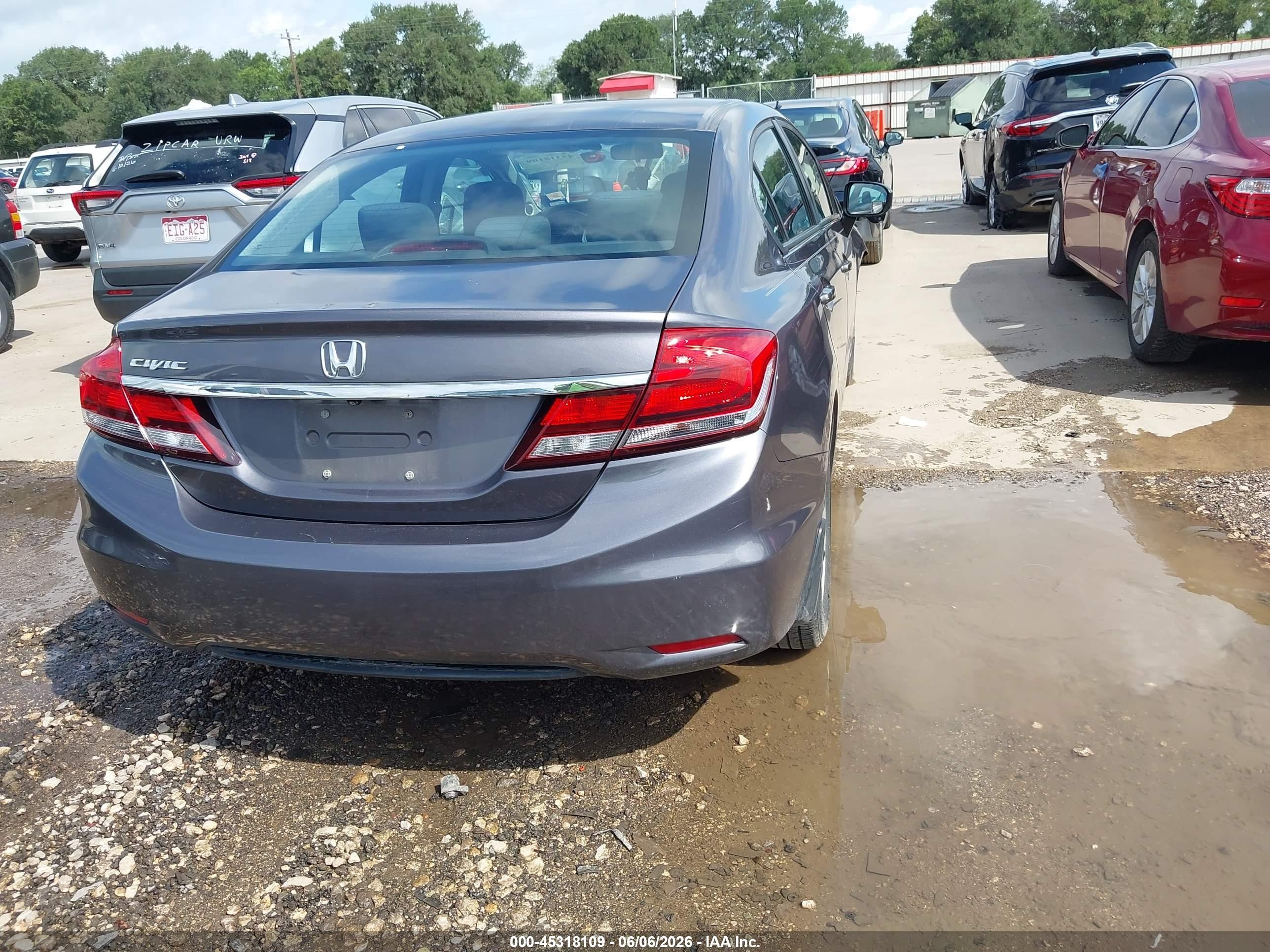 2015 Honda Civic Se Gray vin: 19XFB2F71FE090327