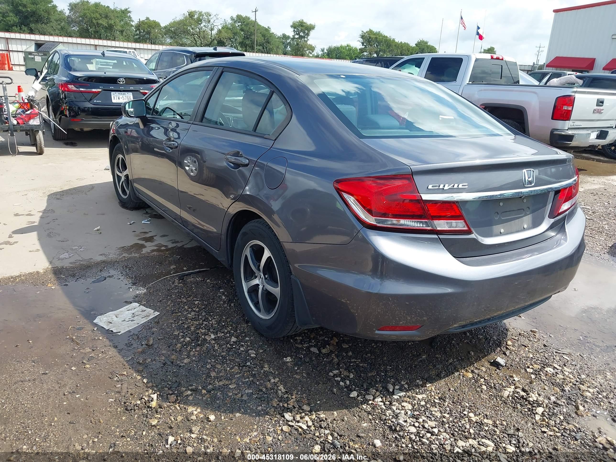 2015 Honda Civic Se Gray vin: 19XFB2F71FE090327