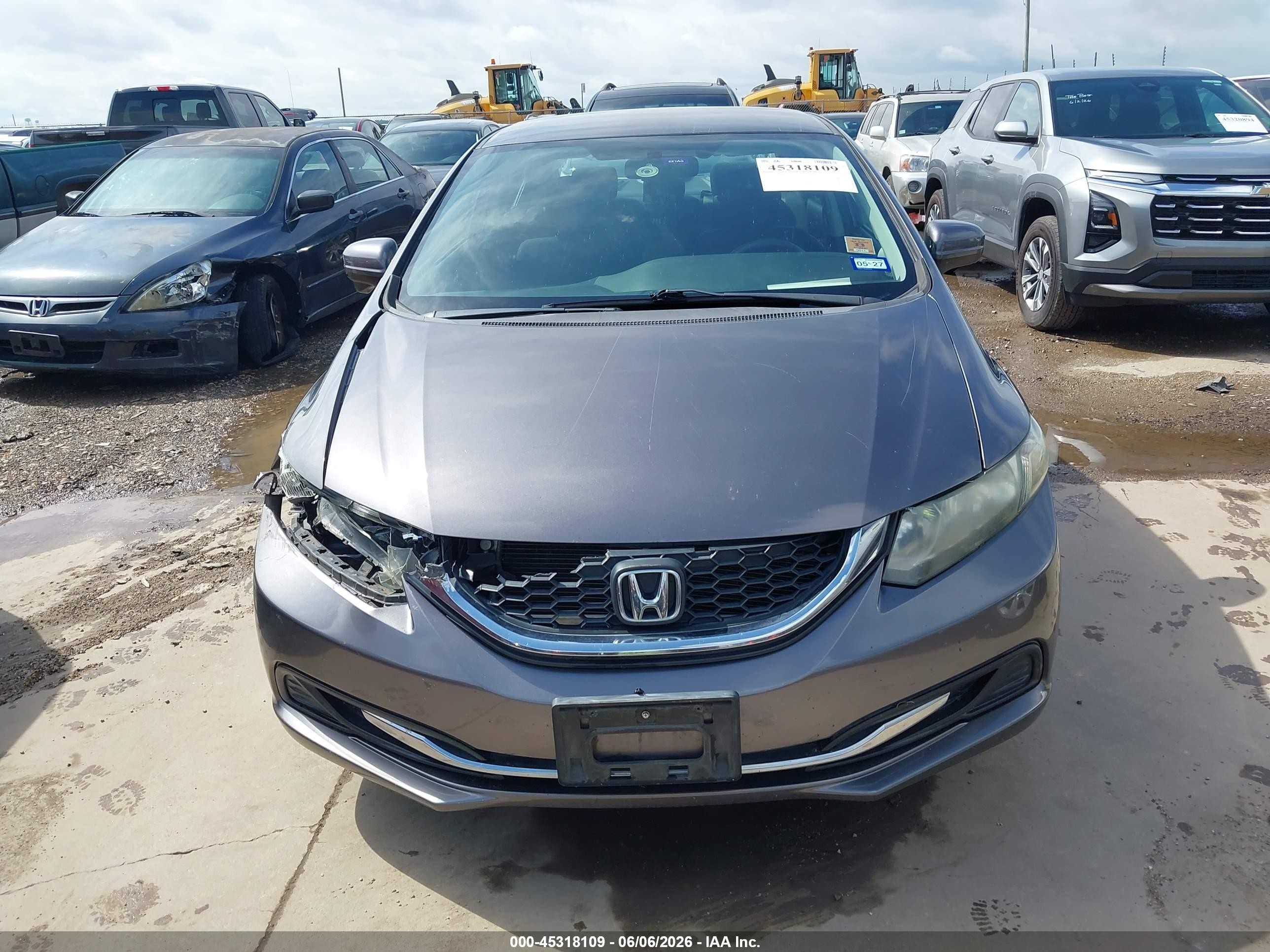 2015 Honda Civic Se Gray vin: 19XFB2F71FE090327