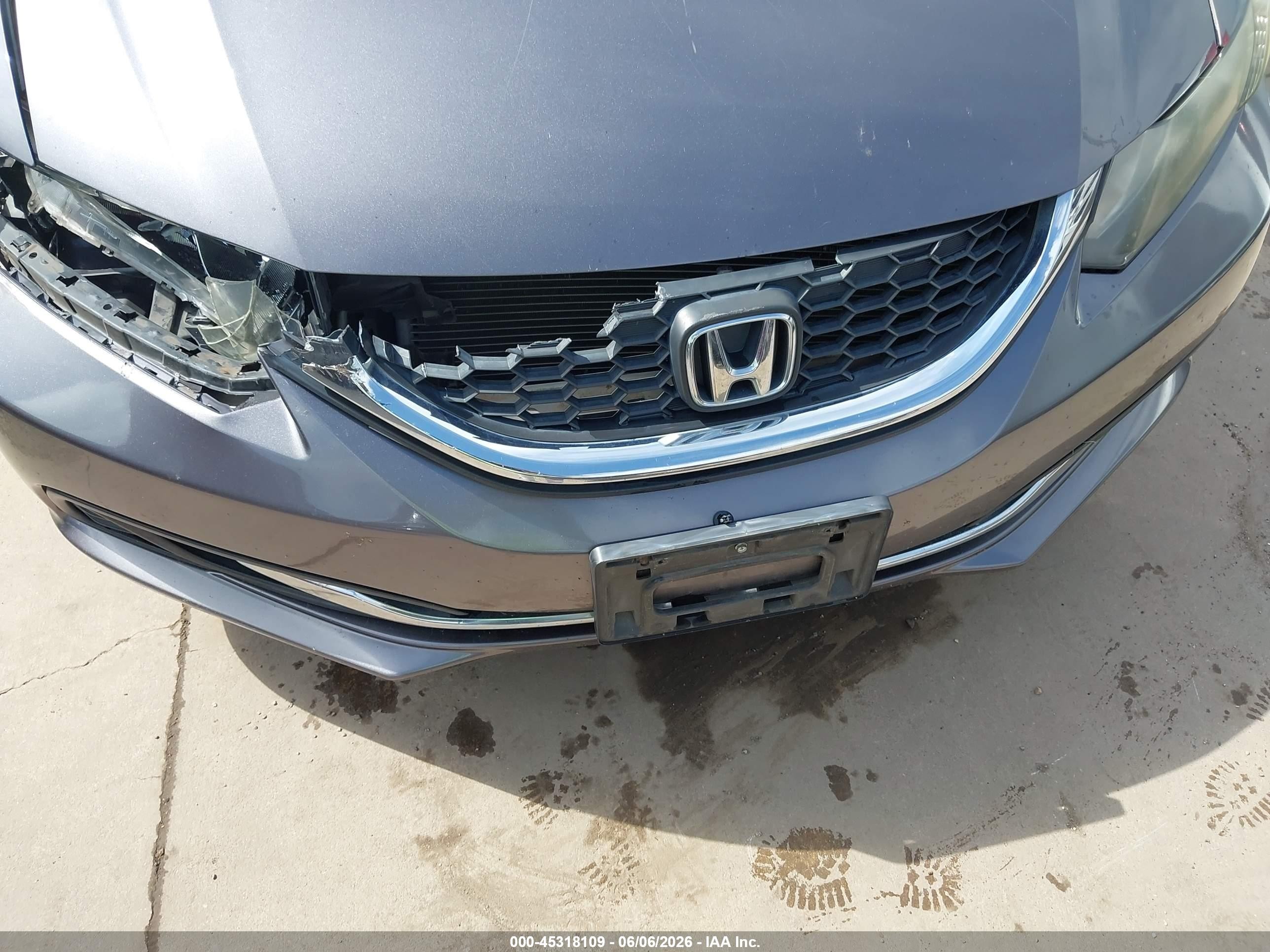 2015 Honda Civic Se Gray vin: 19XFB2F71FE090327