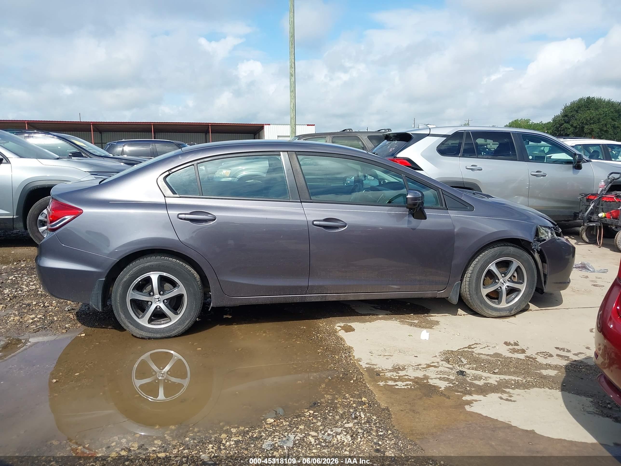 2015 Honda Civic Se Gray vin: 19XFB2F71FE090327