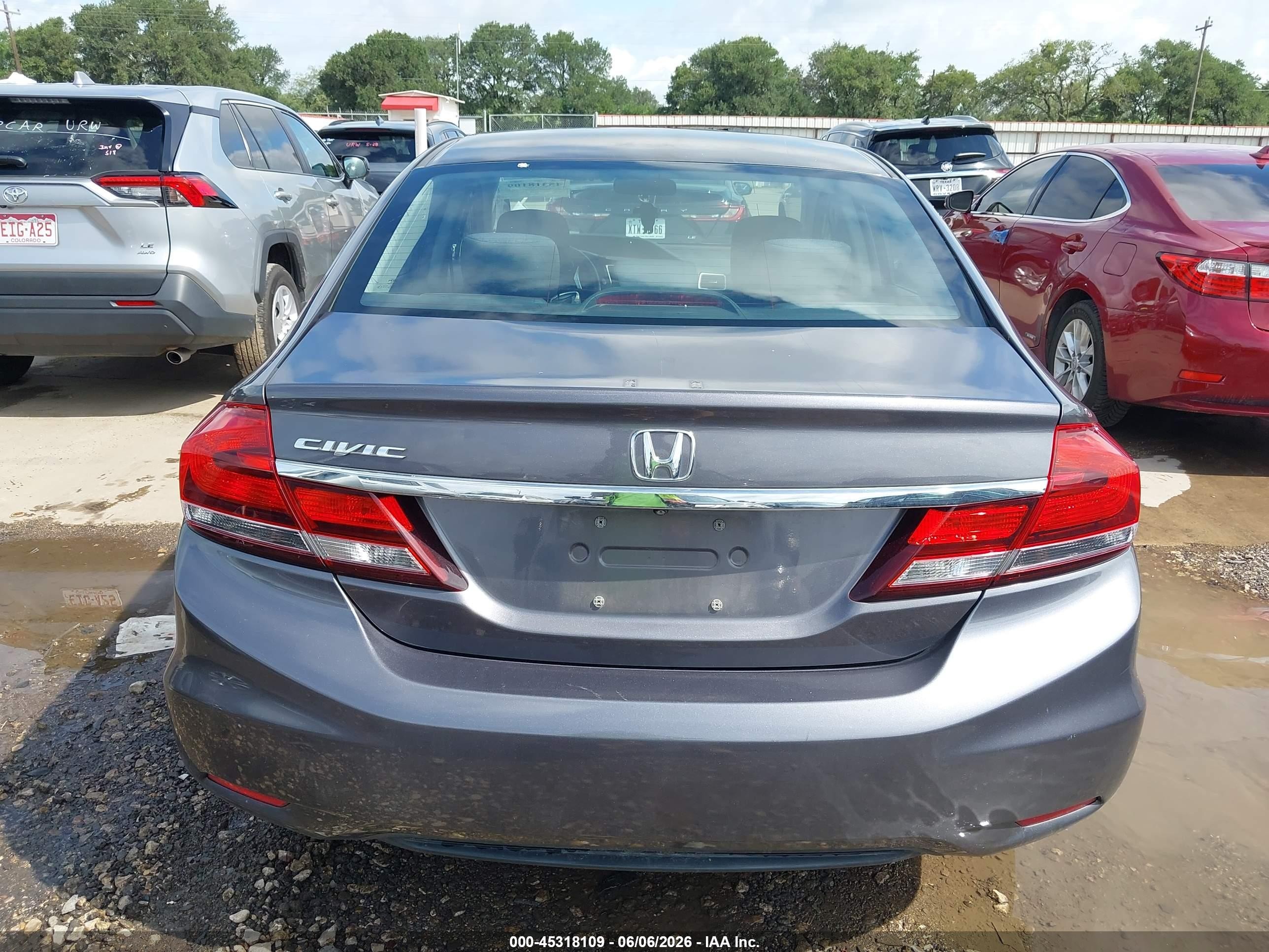 2015 Honda Civic Se Gray vin: 19XFB2F71FE090327