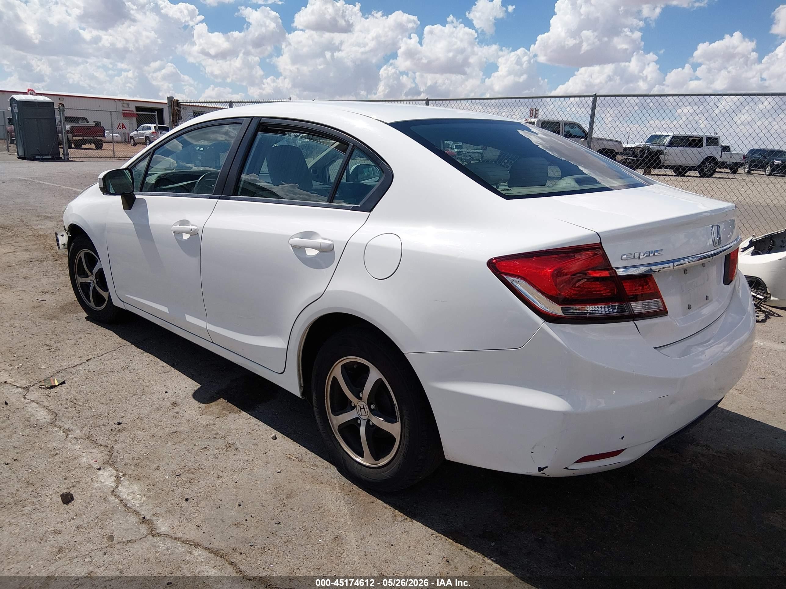 2015 Honda Civic Se White vin: 19XFB2F71FE106672