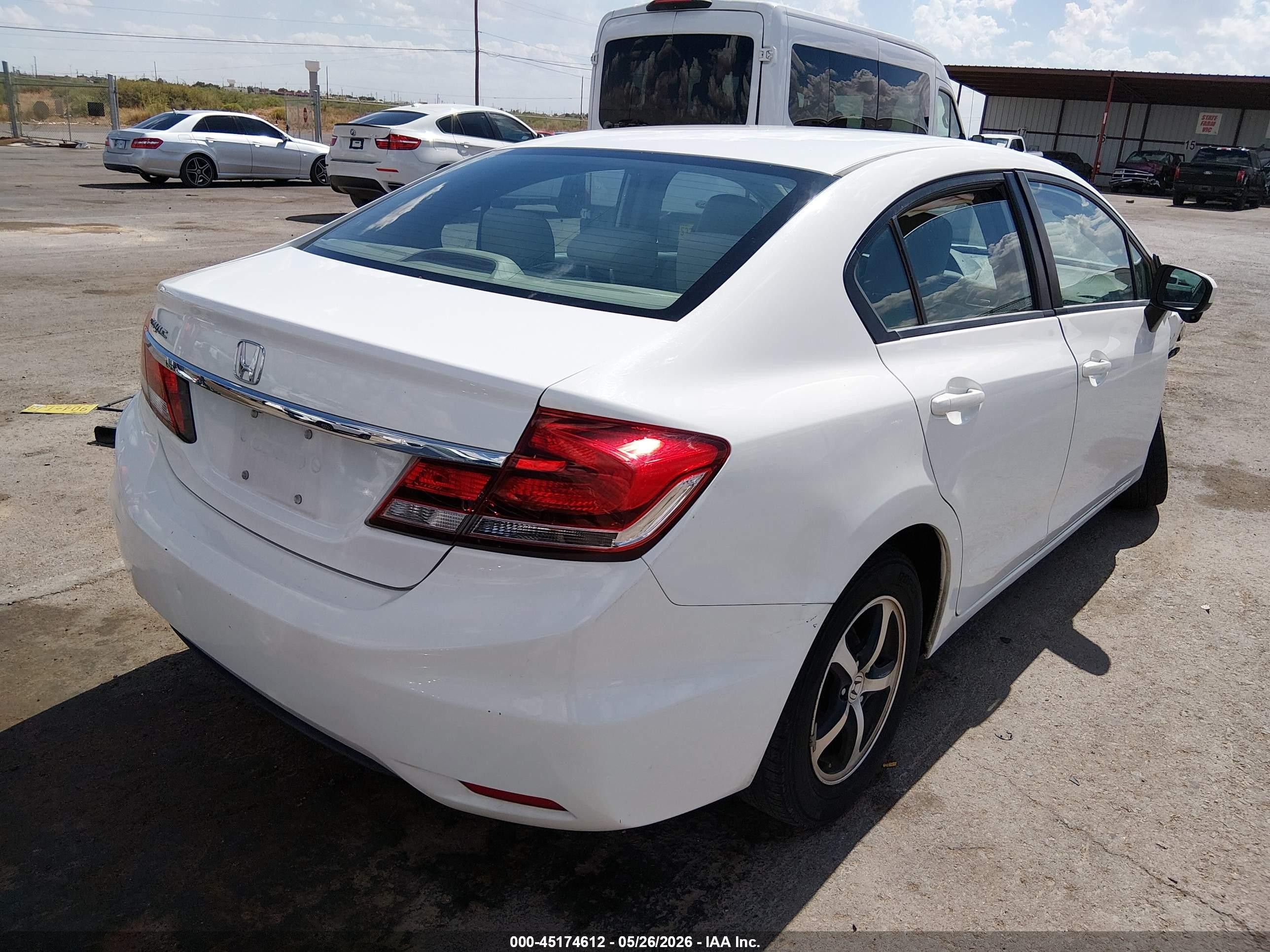 2015 Honda Civic Se White vin: 19XFB2F71FE106672