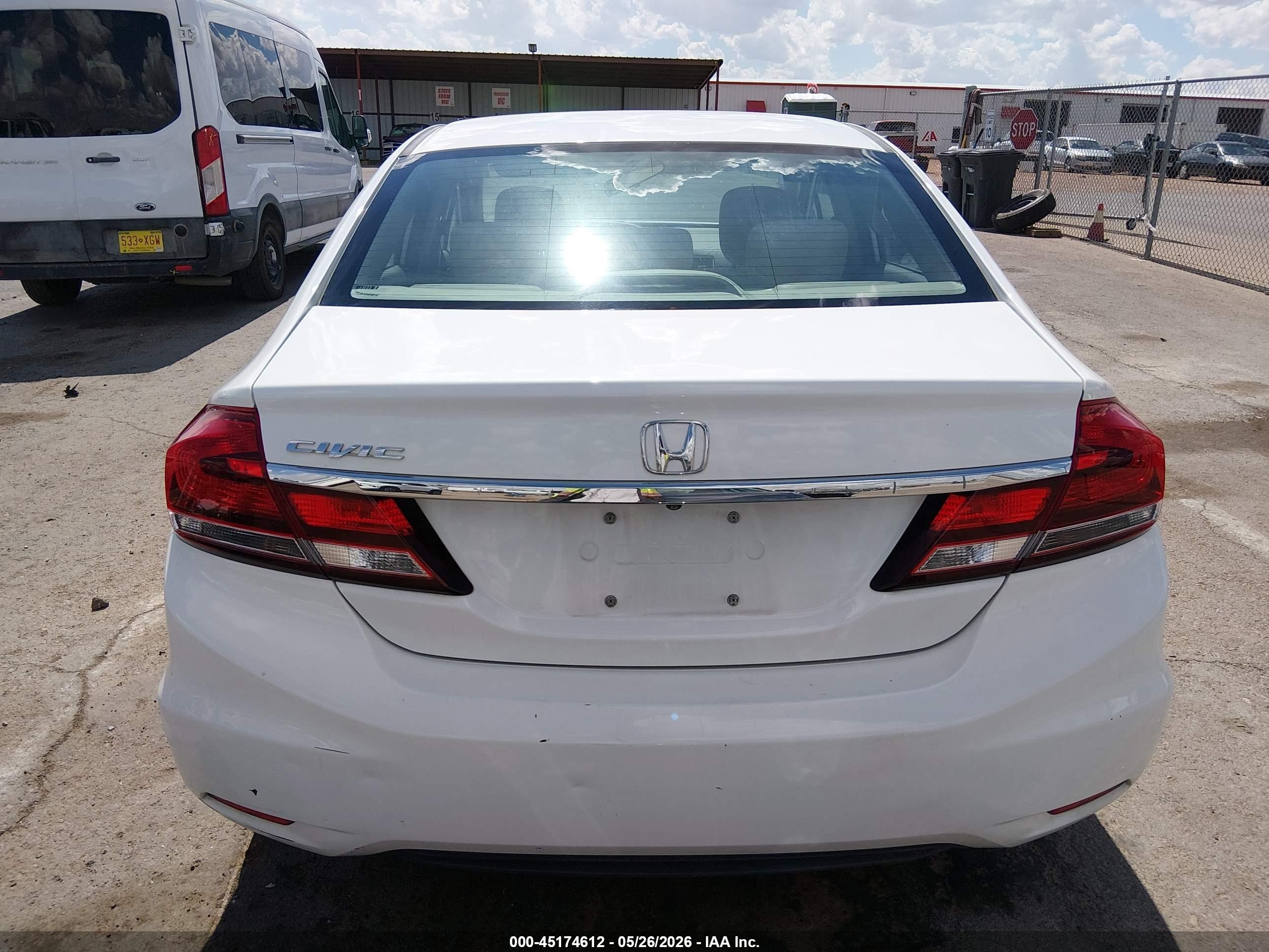 2015 Honda Civic Se White vin: 19XFB2F71FE106672