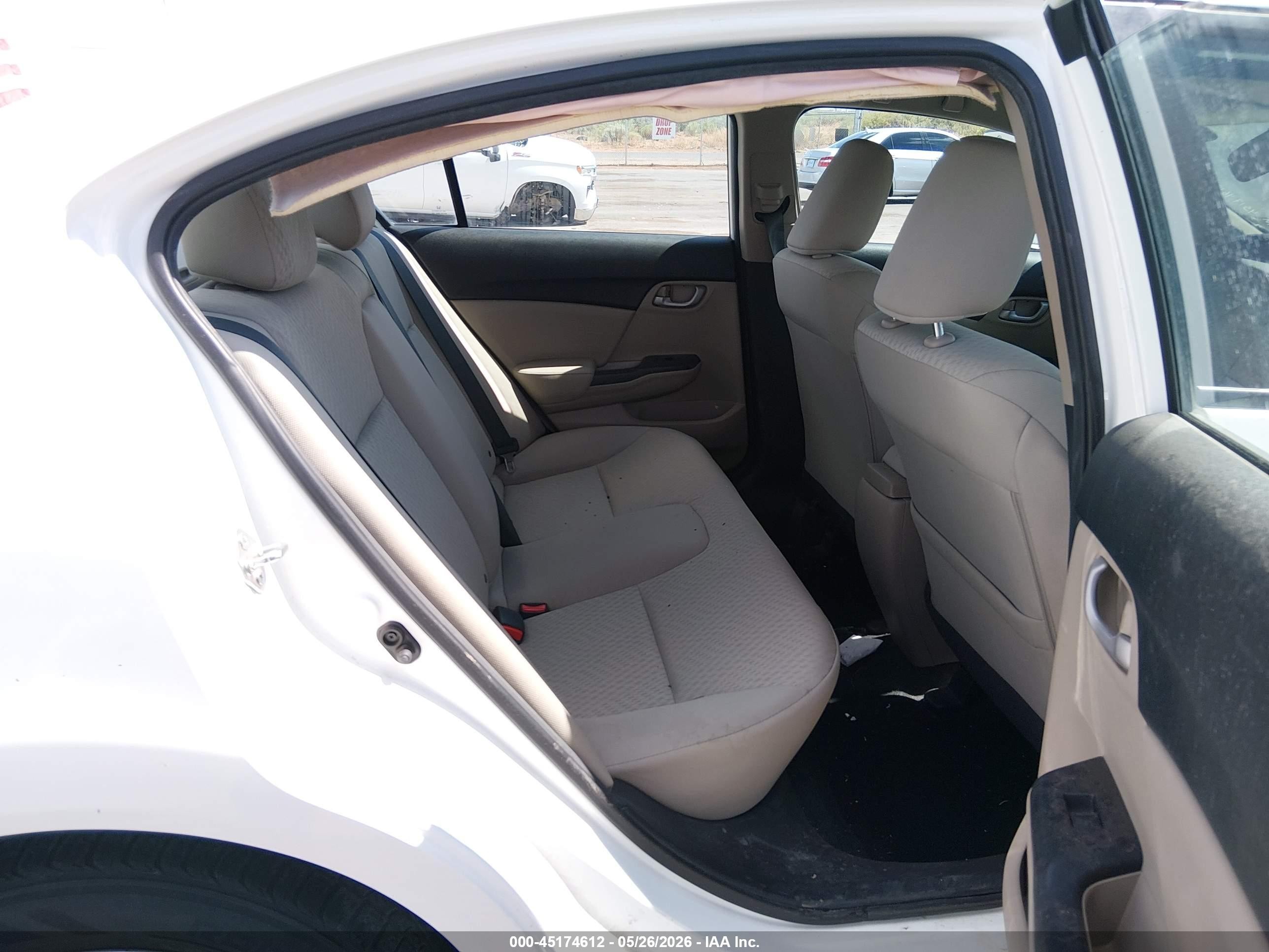 2015 Honda Civic Se White vin: 19XFB2F71FE106672