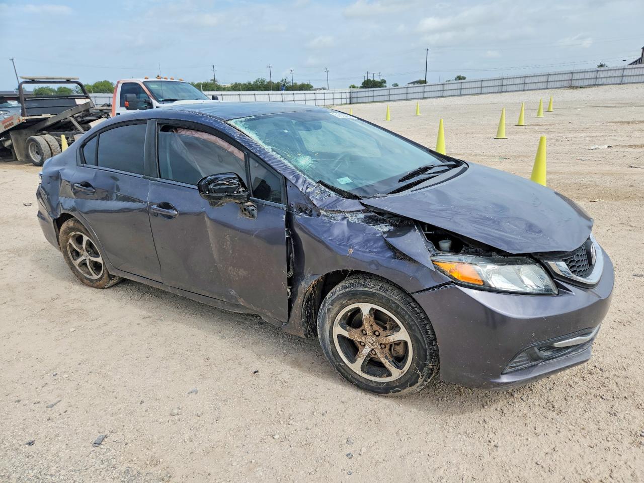 2015 Honda Civic Se Silver vin: 19XFB2F71FE242073