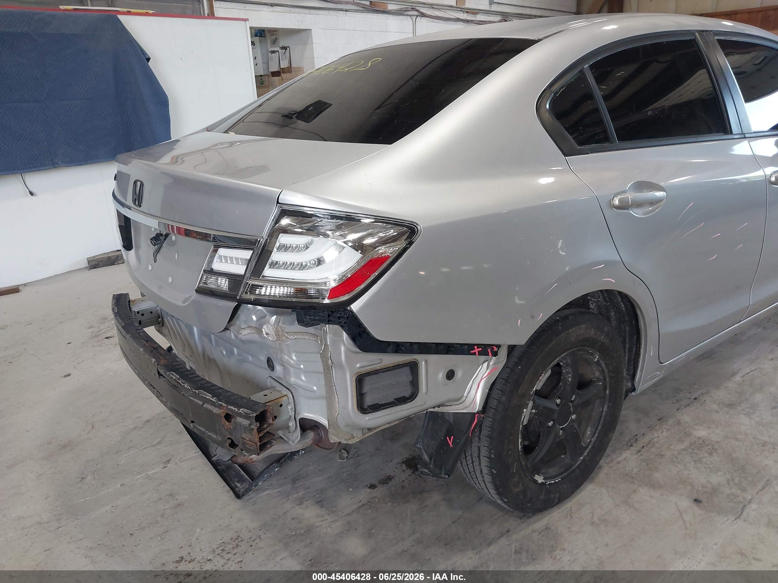 2015 Honda Civic Se Gray vin: 19XFB2F71FE265787