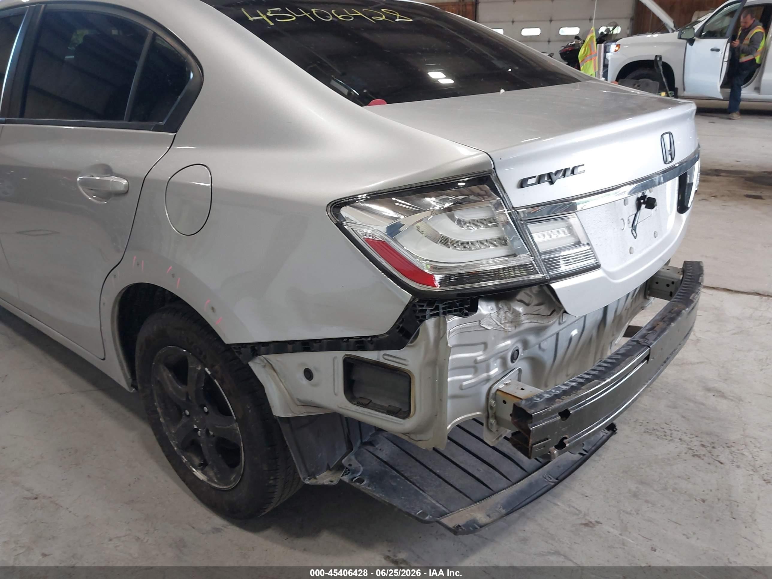2015 Honda Civic Se Gray vin: 19XFB2F71FE265787