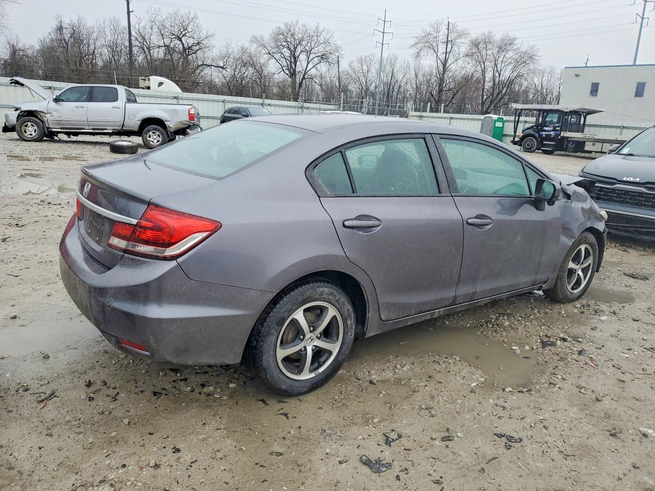2015 Honda Civic Se Gray vin: 19XFB2F71FE292732