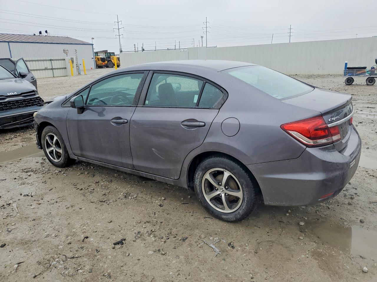 2015 Honda Civic Se Gray vin: 19XFB2F71FE292732