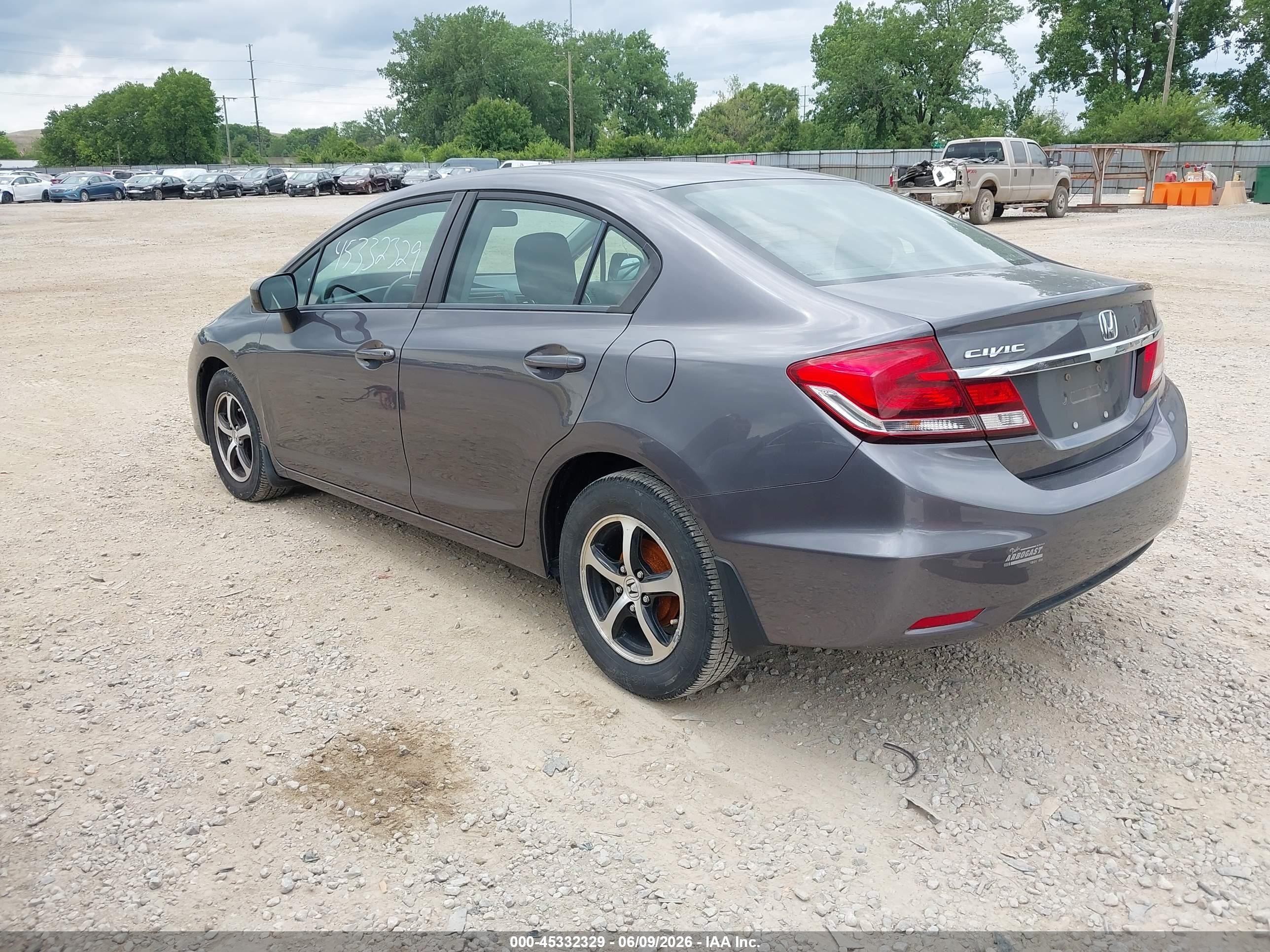 2015 Honda Civic Se Серый vin: 19XFB2F72FE007505