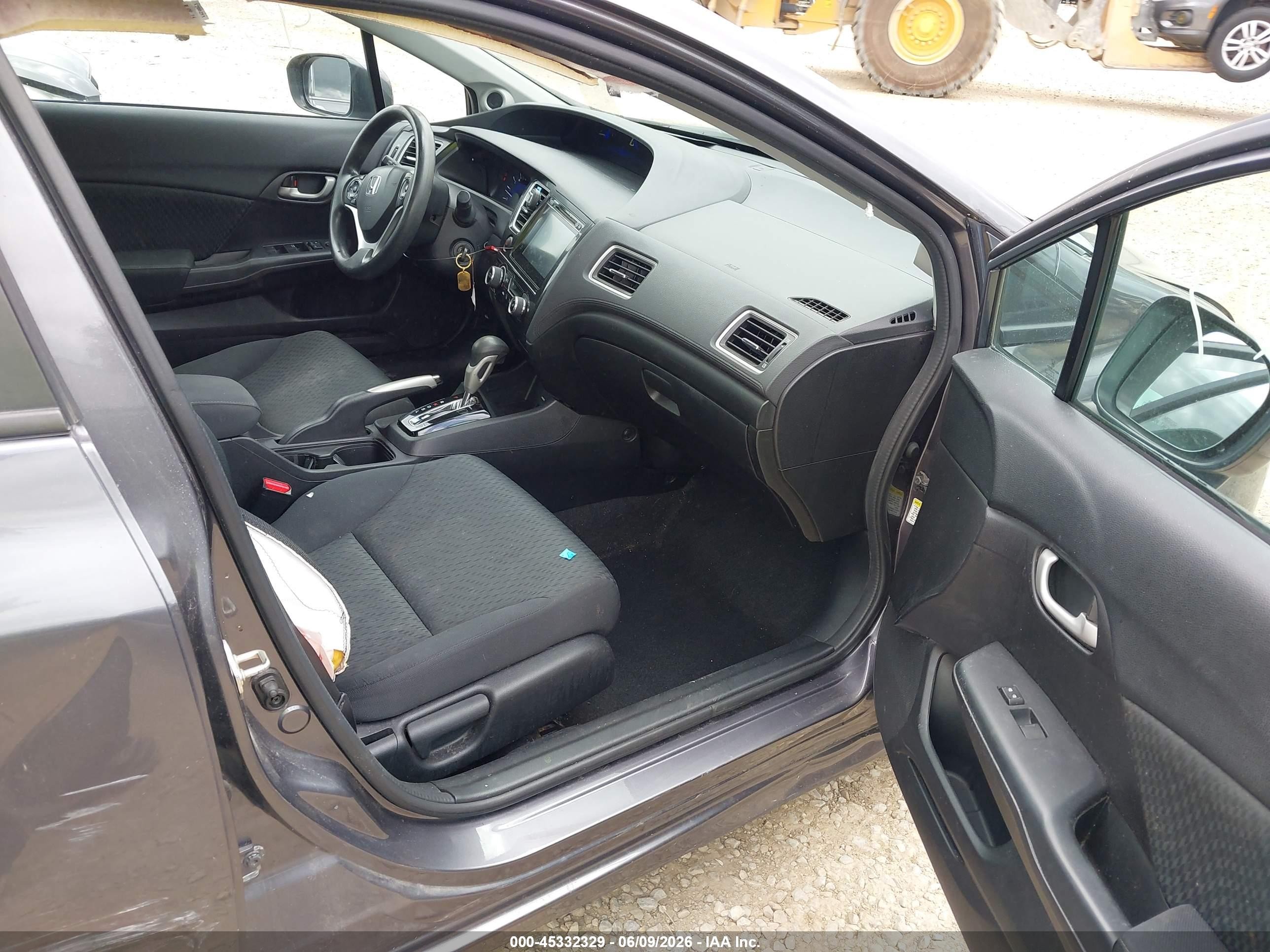 2015 Honda Civic Se Серый vin: 19XFB2F72FE007505