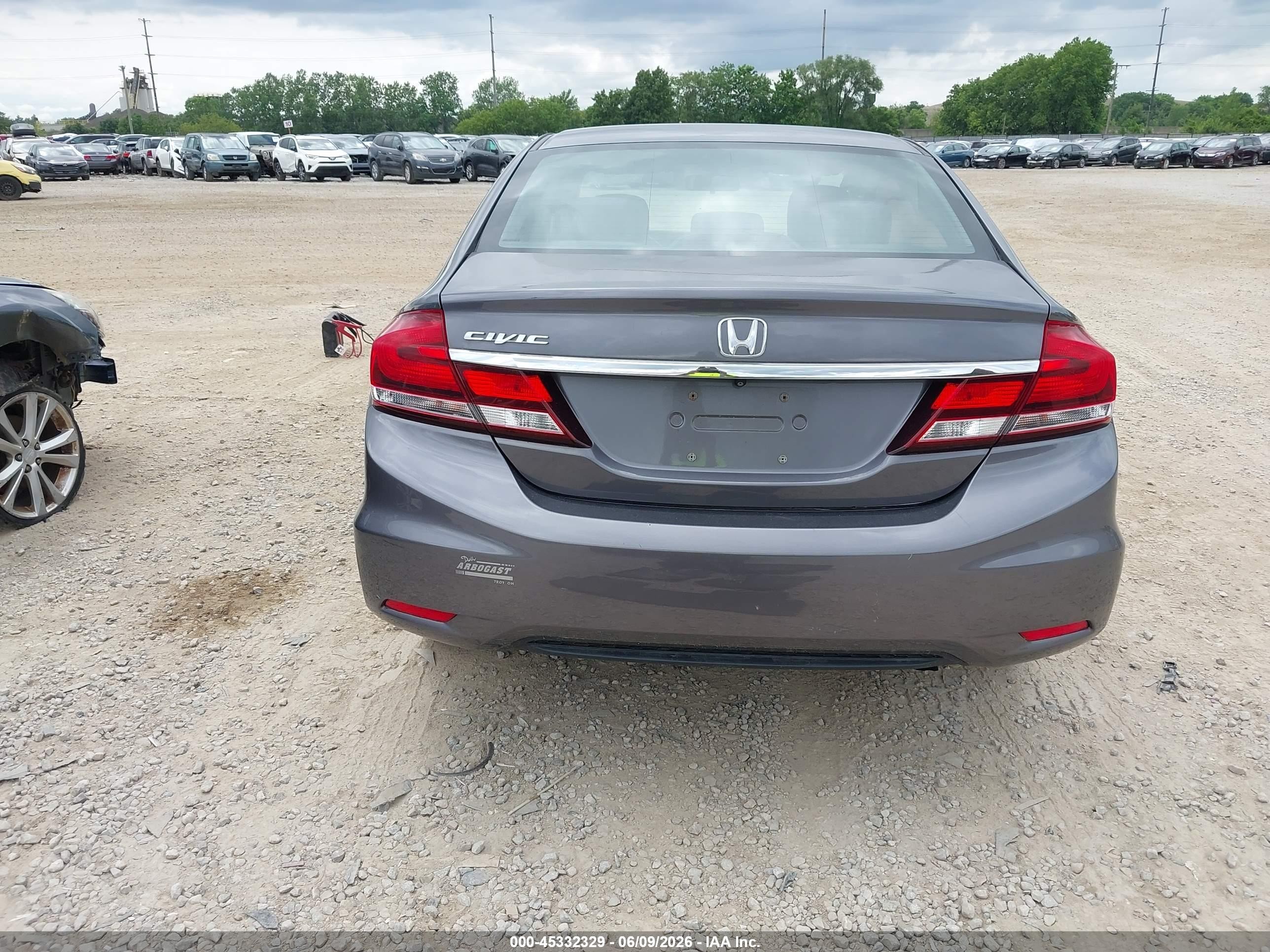 2015 Honda Civic Se Серый vin: 19XFB2F72FE007505