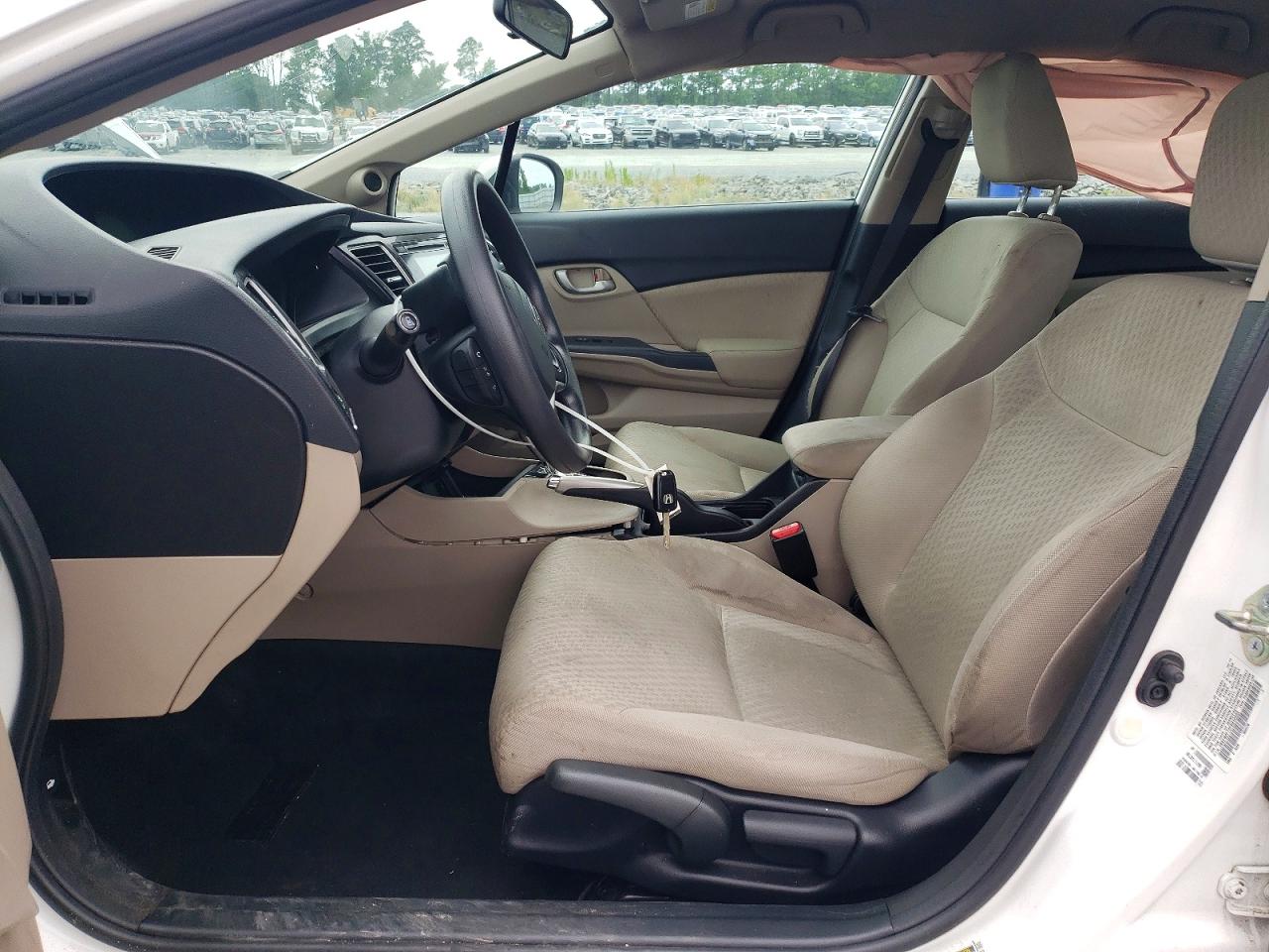 2015 Honda Civic Se White vin: 19XFB2F72FE012333