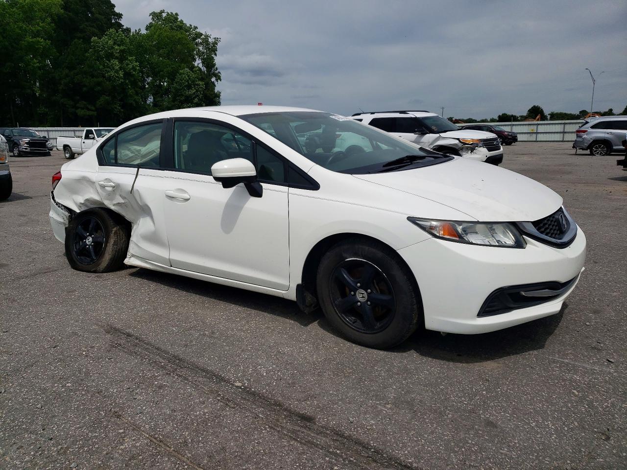 2015 Honda Civic Se White vin: 19XFB2F72FE012333