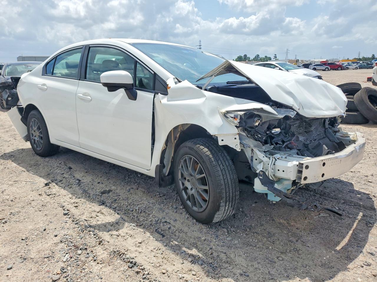 2015 Honda Civic Se White vin: 19XFB2F72FE064206