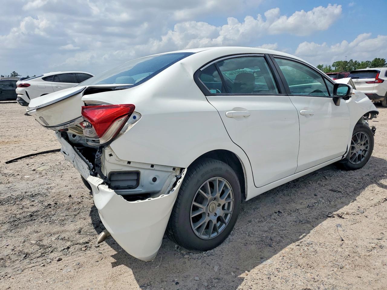 2015 Honda Civic Se White vin: 19XFB2F72FE064206