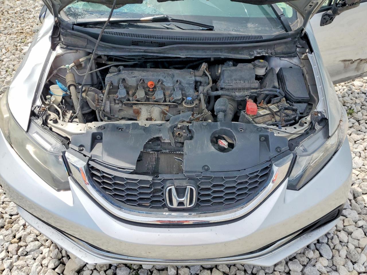 2015 Honda Civic Se Silver vin: 19XFB2F72FE113405