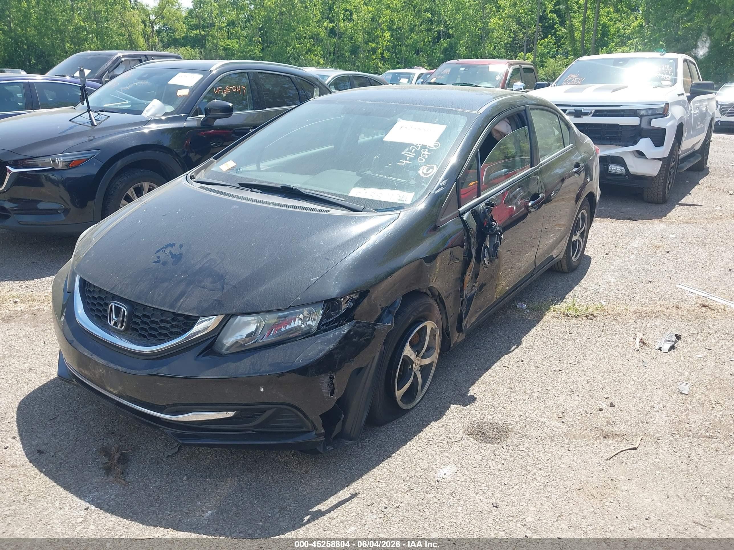 2015 Honda Civic Se Черный vin: 19XFB2F72FE118331