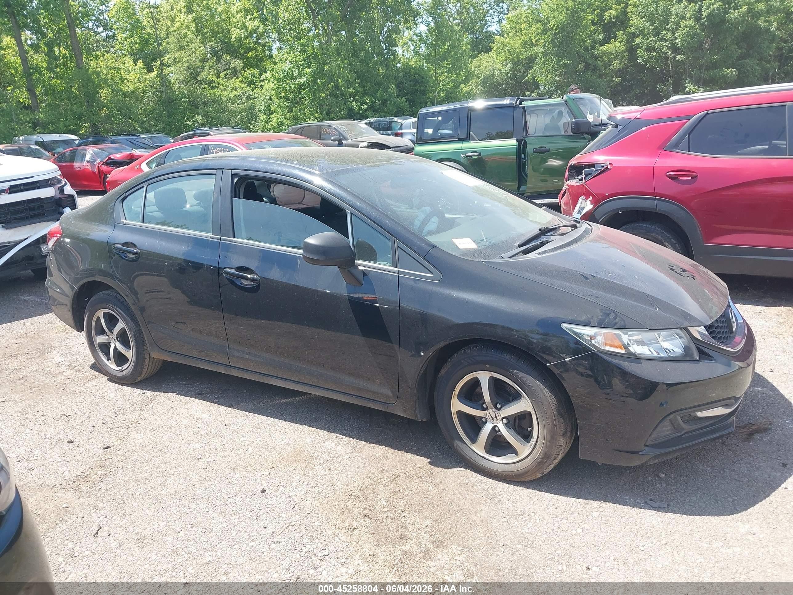 2015 Honda Civic Se Черный vin: 19XFB2F72FE118331