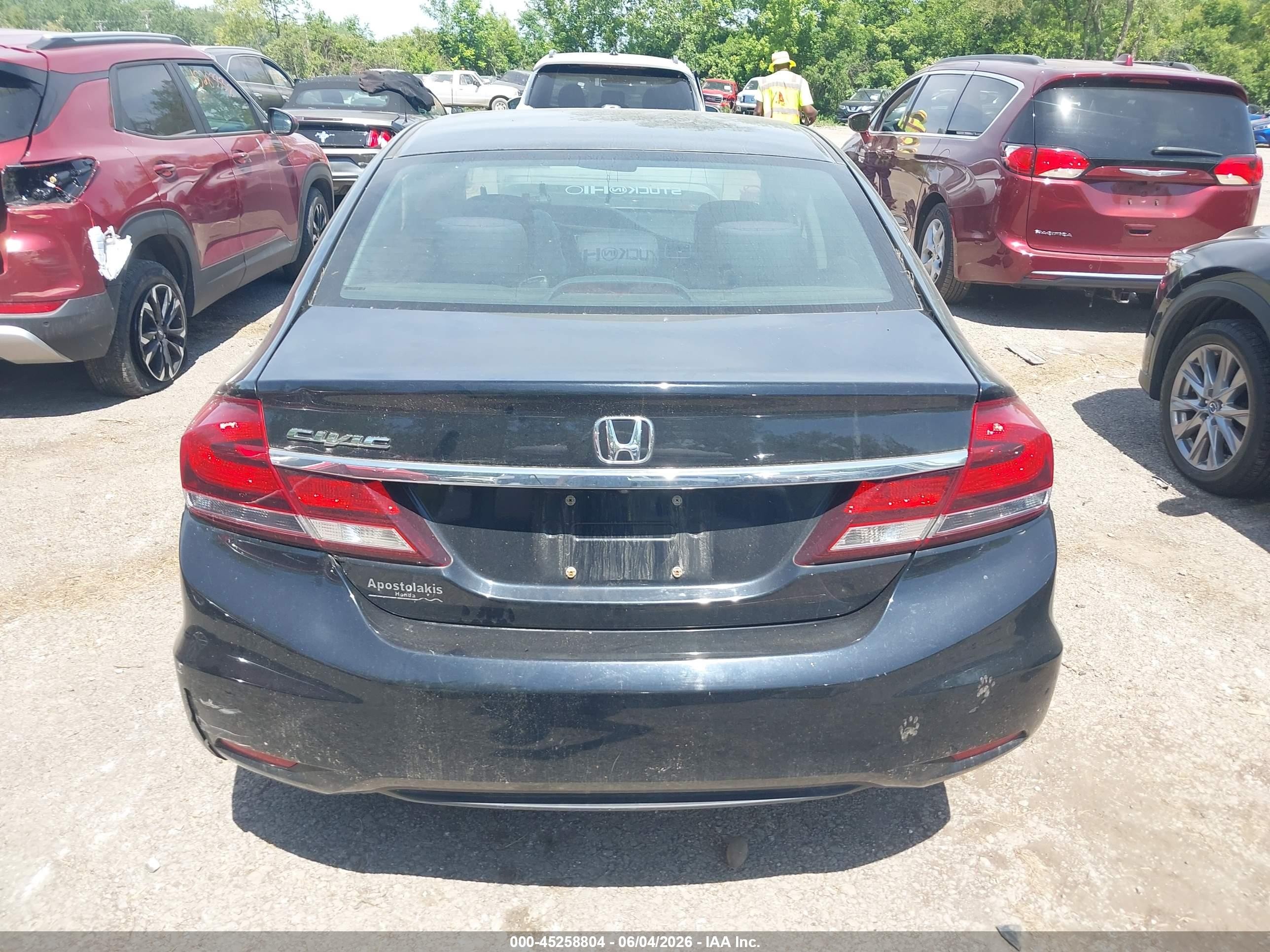 2015 Honda Civic Se Черный vin: 19XFB2F72FE118331