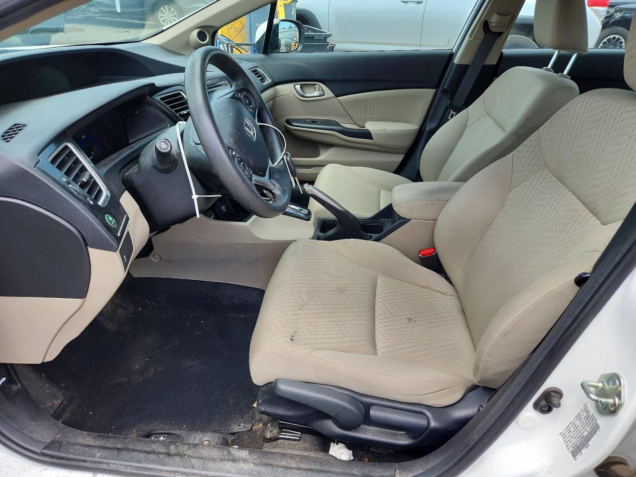 2015 Honda Civic Se White vin: 19XFB2F72FE250831