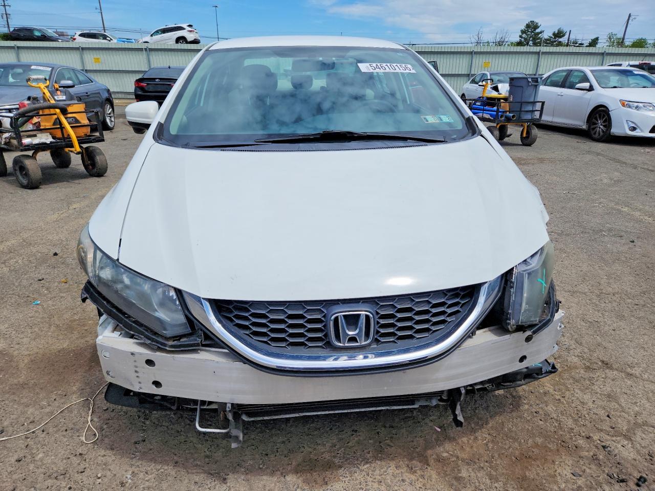 2015 Honda Civic Se White vin: 19XFB2F72FE250831