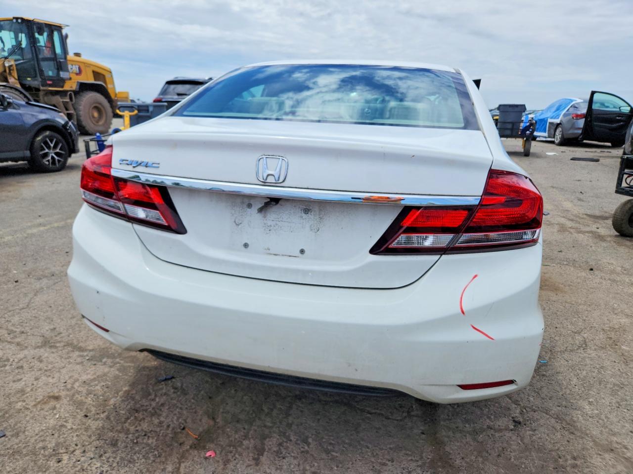 2015 Honda Civic Se White vin: 19XFB2F72FE250831