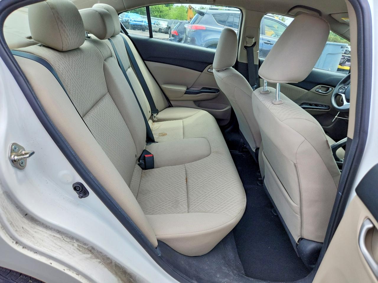 2015 Honda Civic Se White vin: 19XFB2F72FE250831