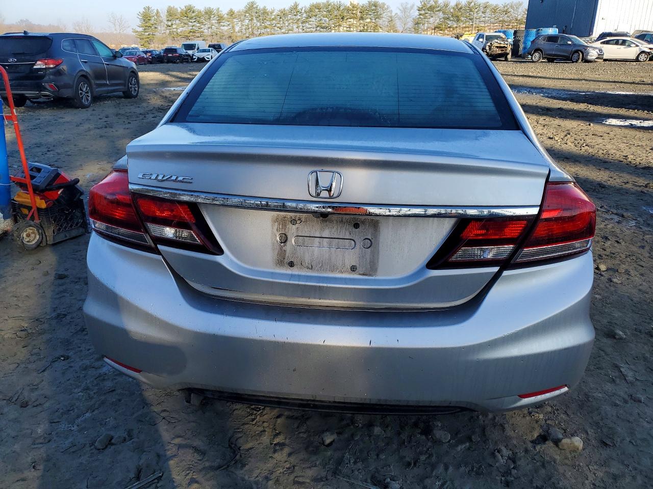 2015 Honda Civic Se Silver vin: 19XFB2F72FE271582
