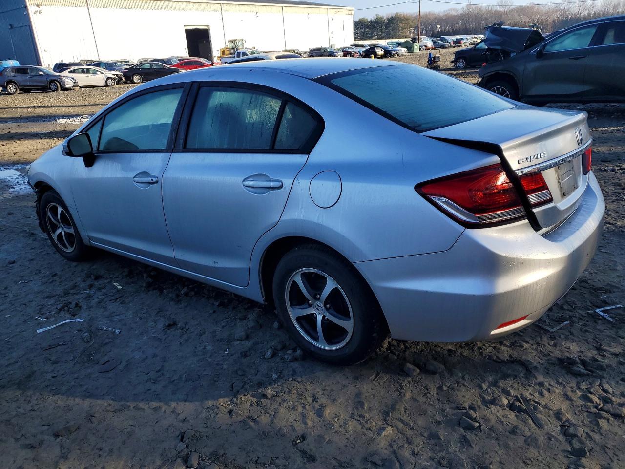 2015 Honda Civic Se Silver vin: 19XFB2F72FE271582