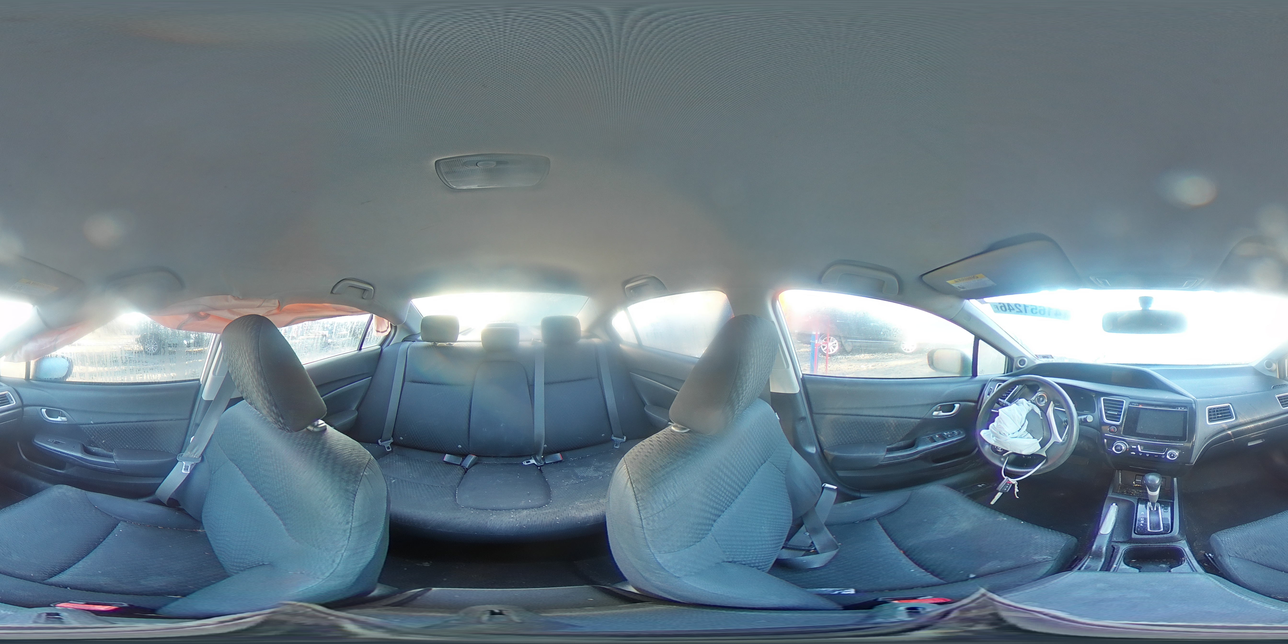 2015 Honda Civic Se Silver vin: 19XFB2F72FE271582