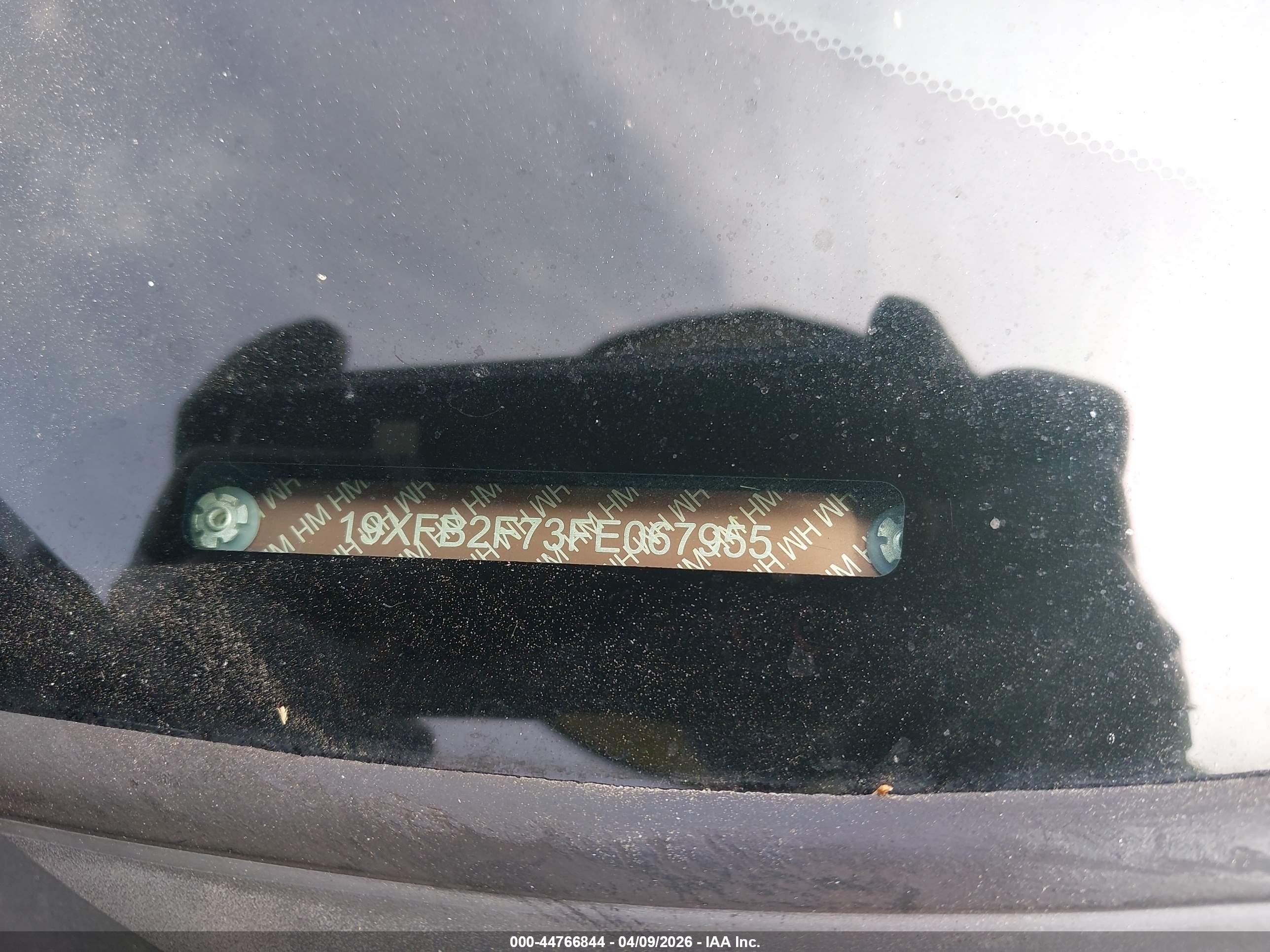 2015 Honda Civic Se Black vin: 19XFB2F73FE067955