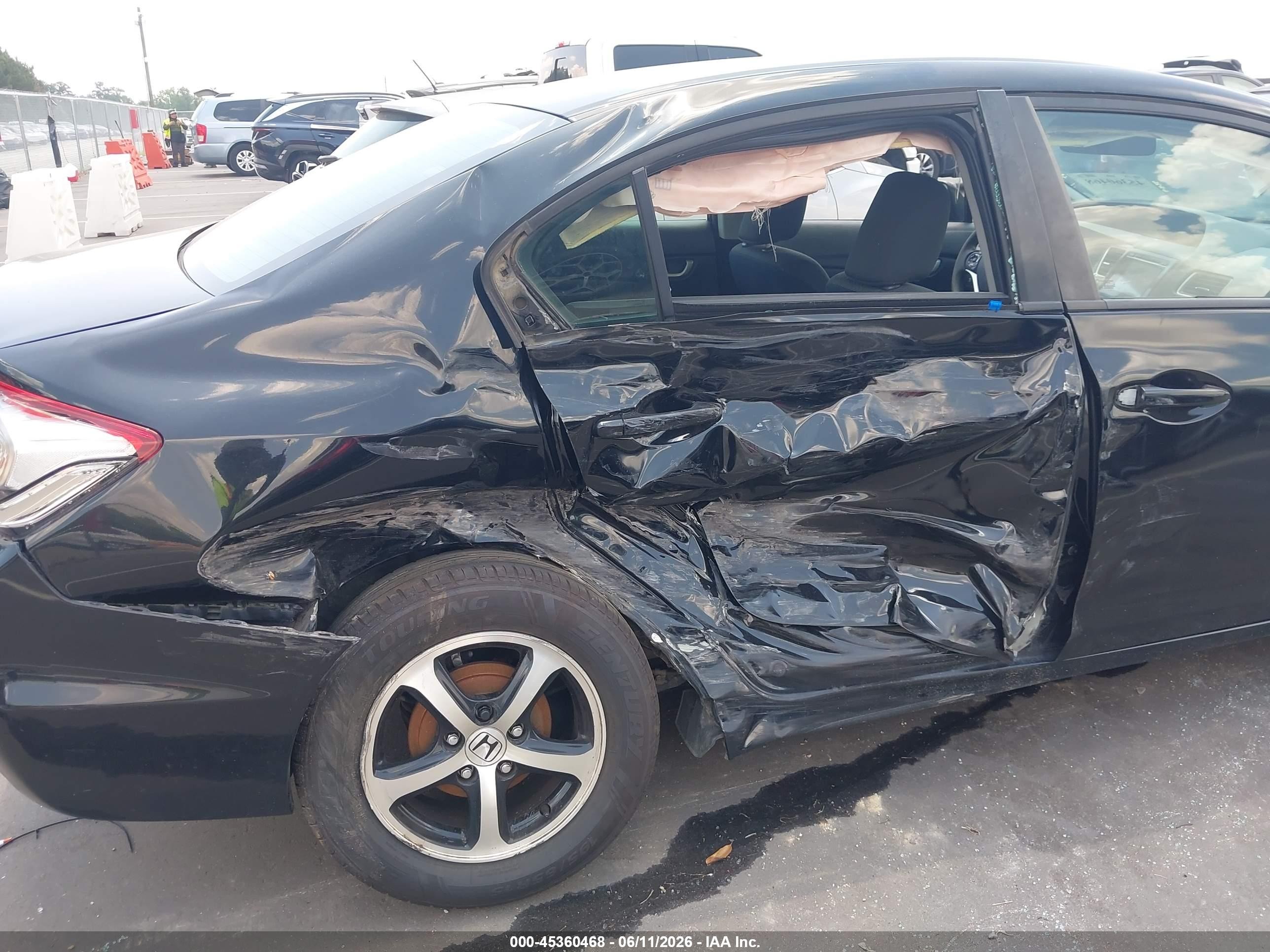 2015 Honda Civic Se Black vin: 19XFB2F73FE088000