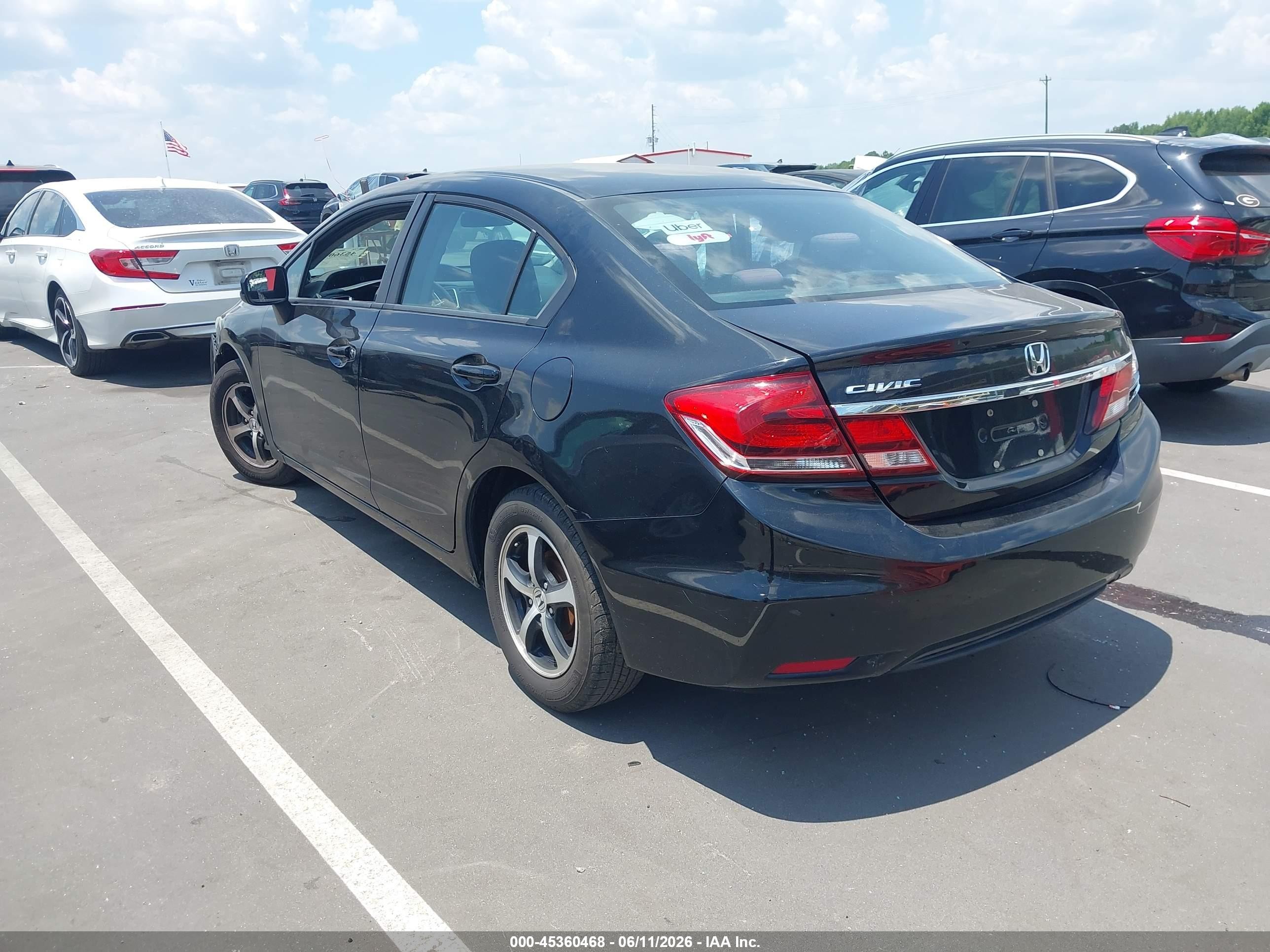 2015 Honda Civic Se Black vin: 19XFB2F73FE088000
